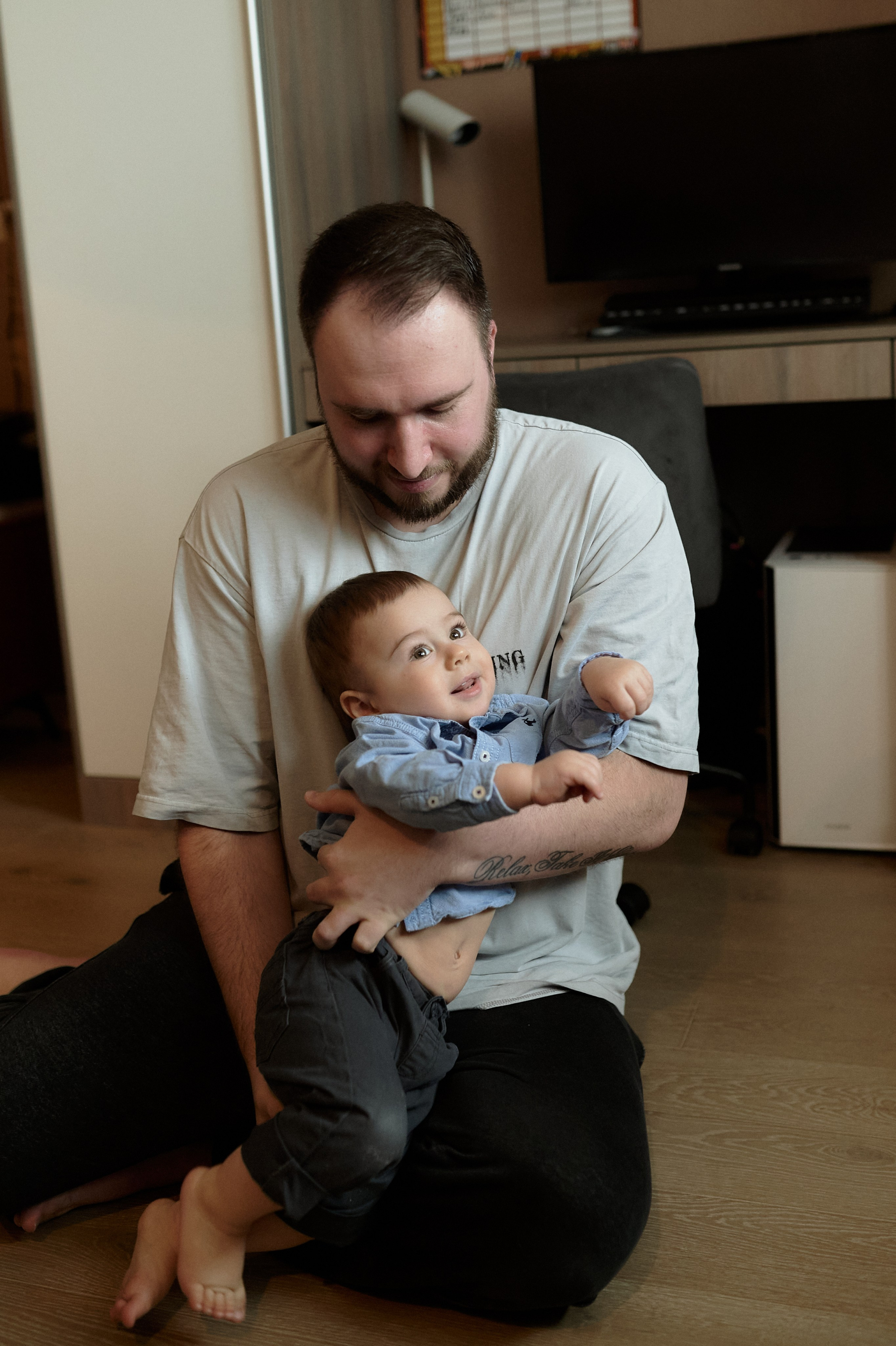 Мише годик (домашнее). Семейный и свадебный lifestyle-фотограф в Москве Мария Петрова