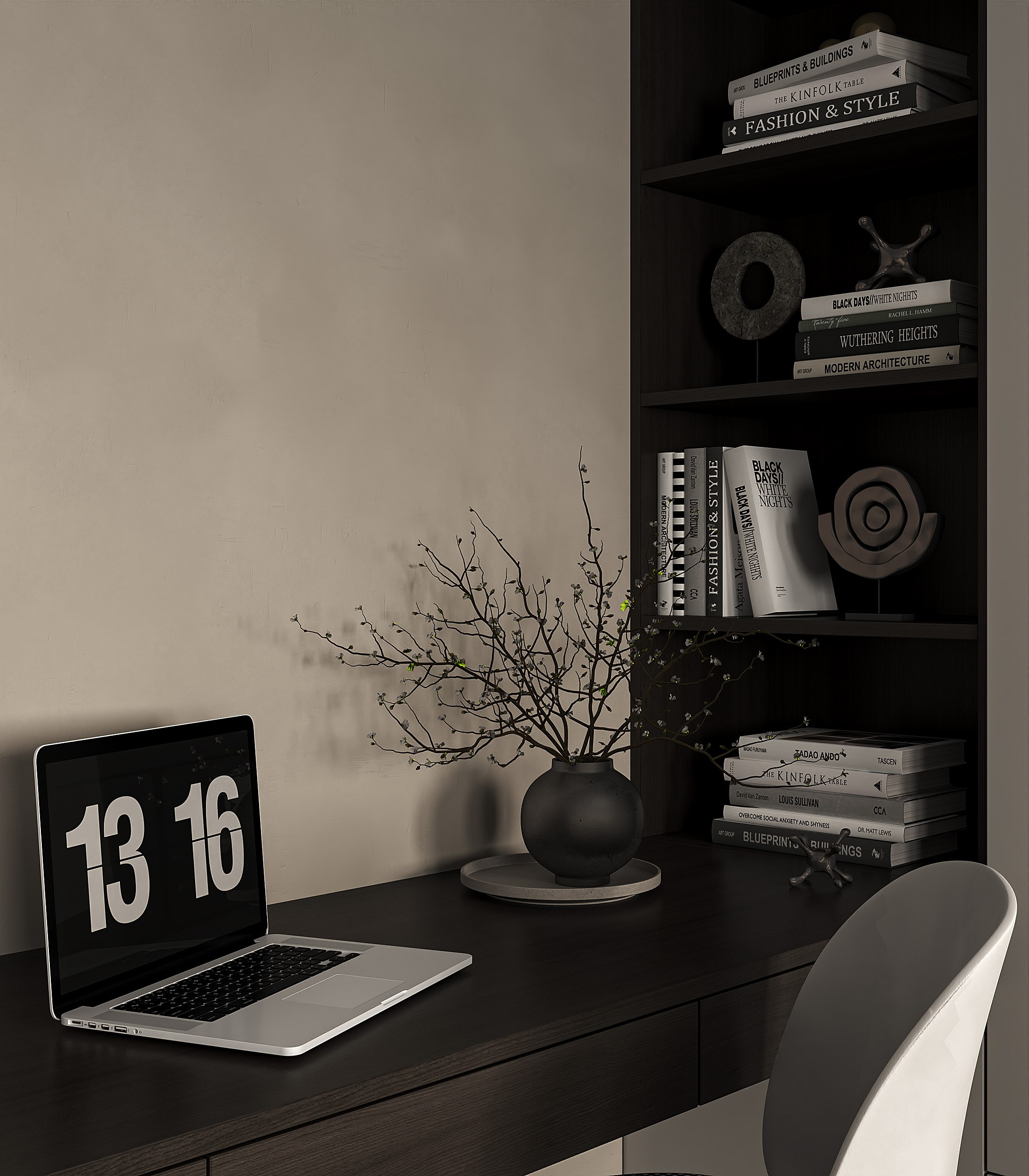 Гостиная с рабочей зоной 🤎