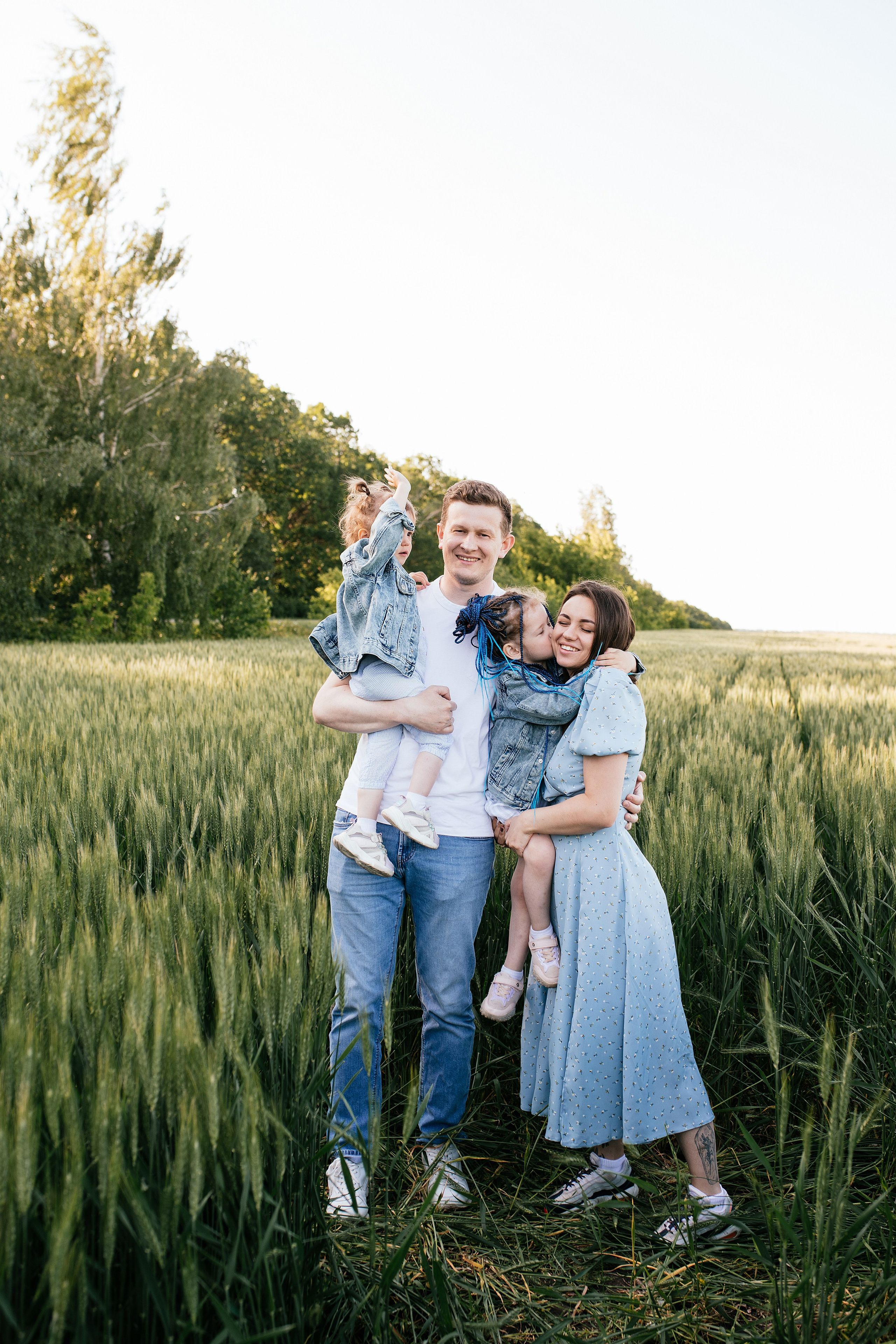 Вика, Коля, Лера и Ева. Свадебный, семейный фотограф в Рязани Лена Брант