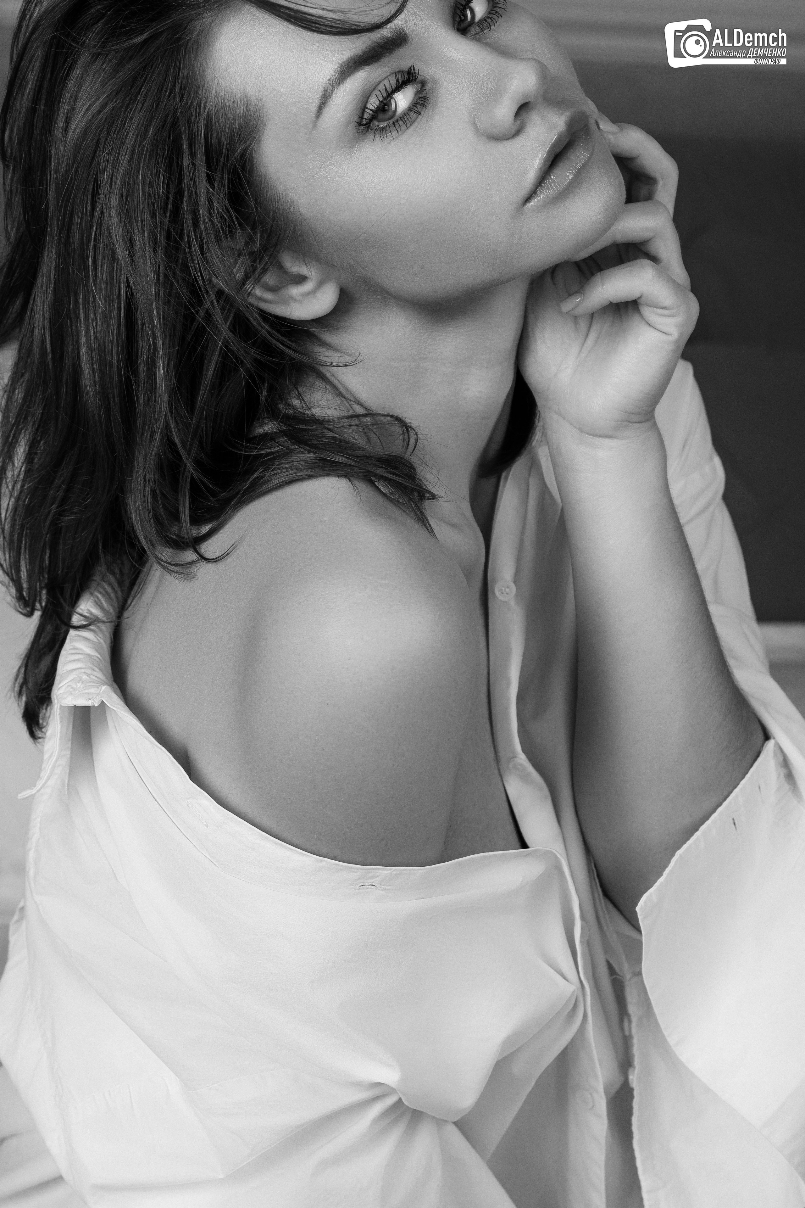 Черно-белая фотосессия в студии в Москве и Дмитрове