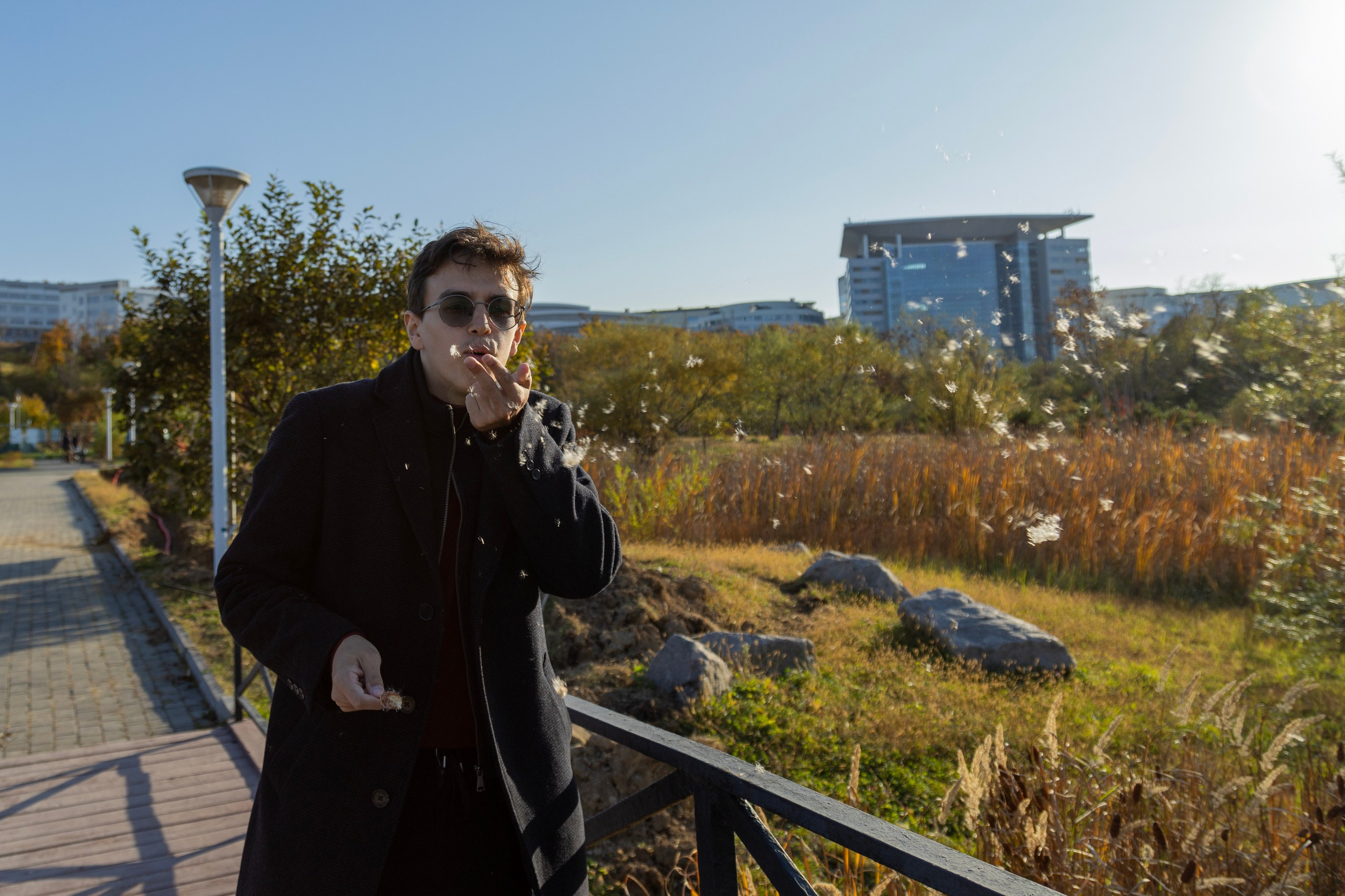 Портрет Осень в парке. Репортажный и портретный фотограф в Владивостоке