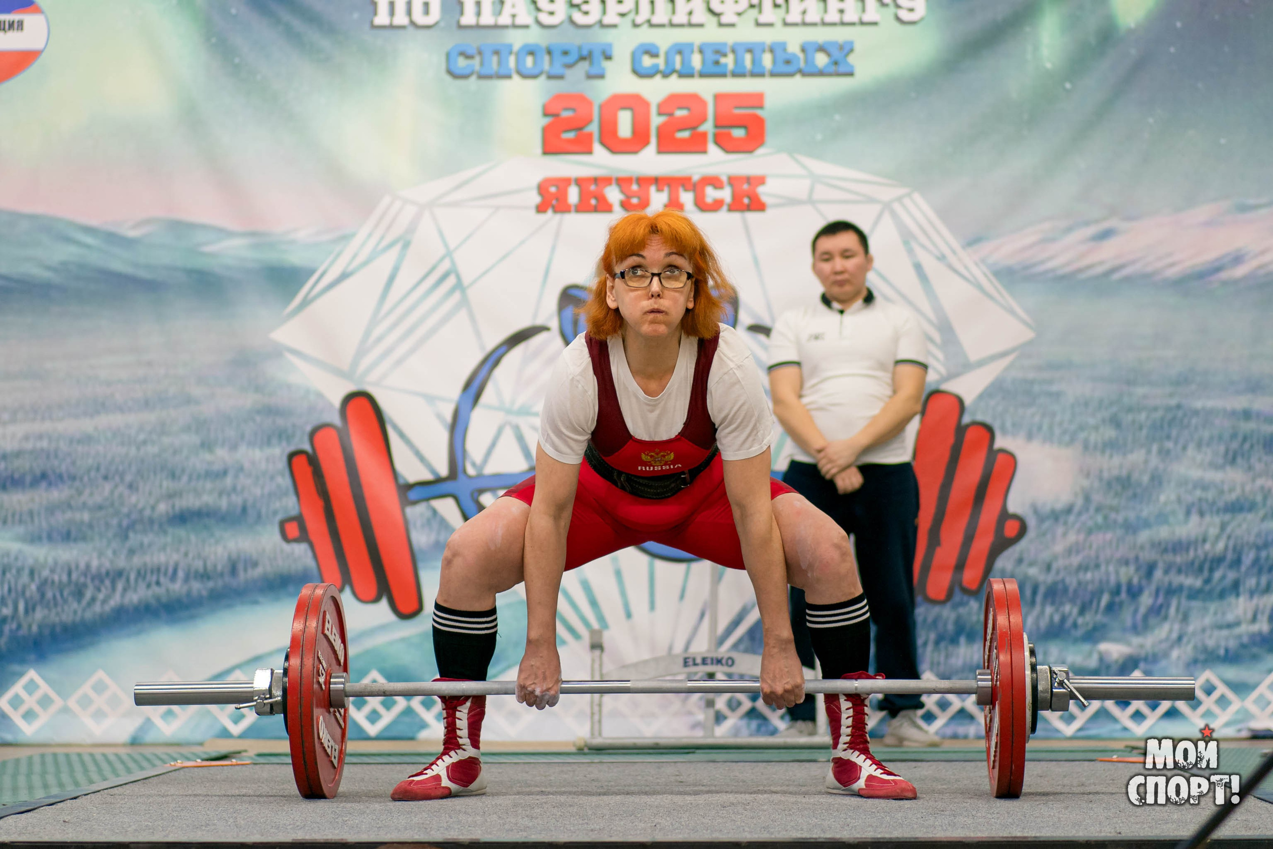 Чемпионат России по пауэрлифтигу 2025. Спорт слепых. Студия «Мой Спорт!» — все о спорте в Якутии