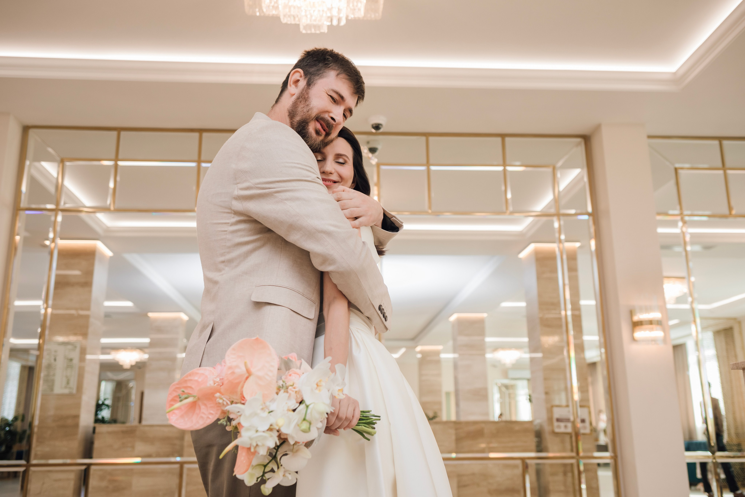 Таня и Миша. Свадьба в лофте. Свадебный и семейный фотограф в Москве Евгения Лисина