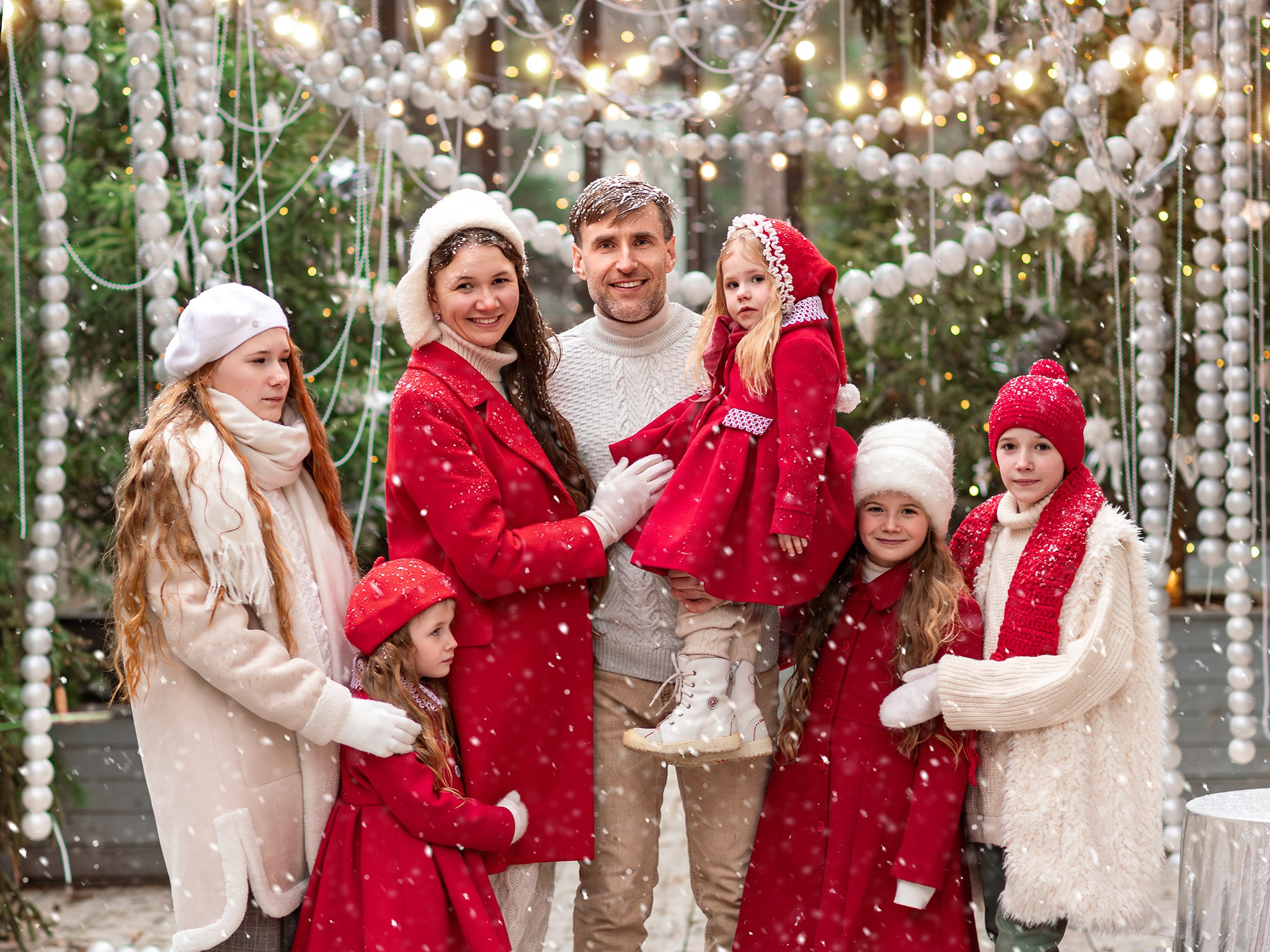 Новогодняя семейная съемка. Детский и семейный фотограф Елена Михайлова в Москве