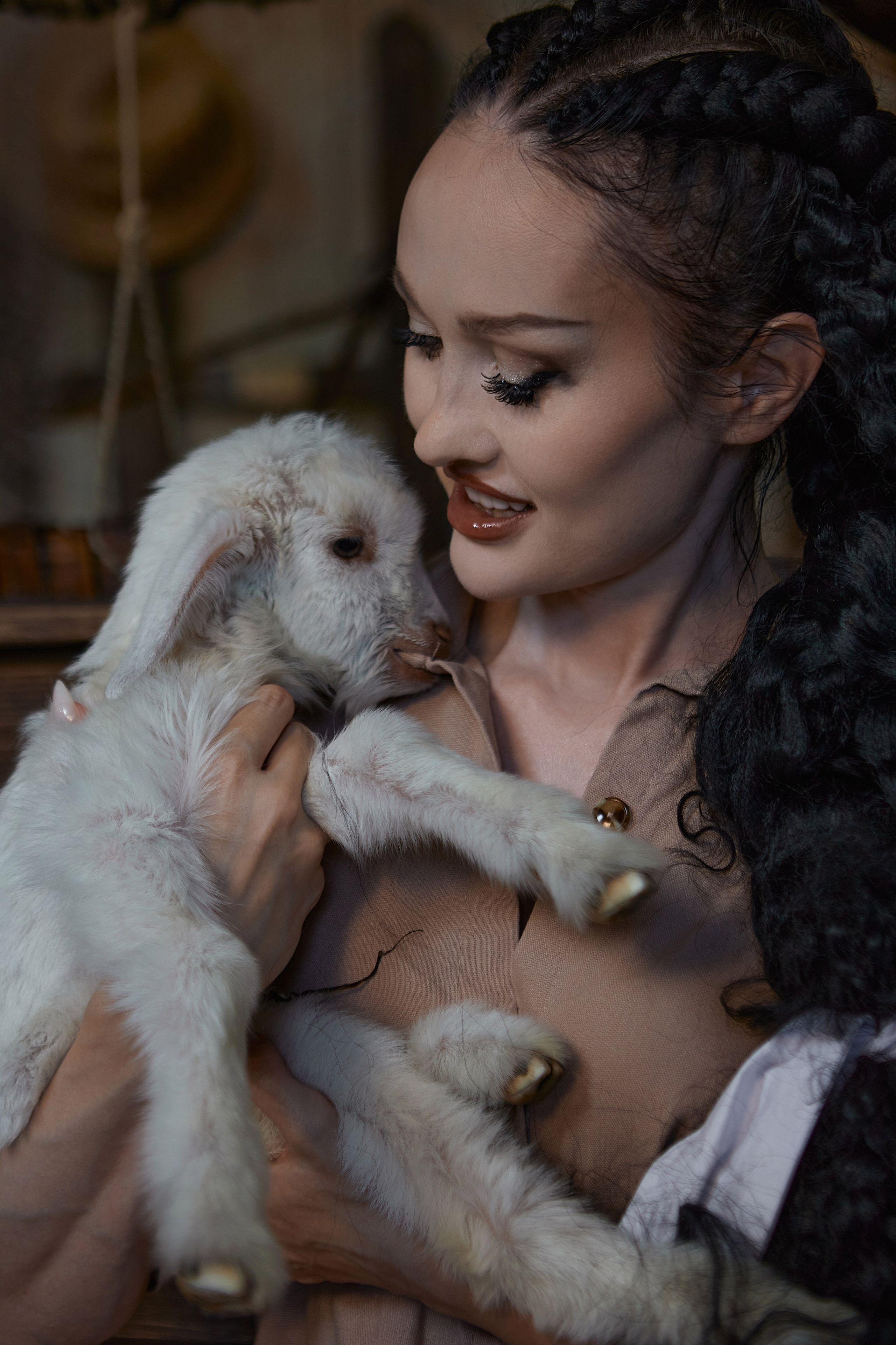 Фотосессия с маленькой козочкой. Семейный и свадебный фотограф в Краснодаре Михеева Светлана