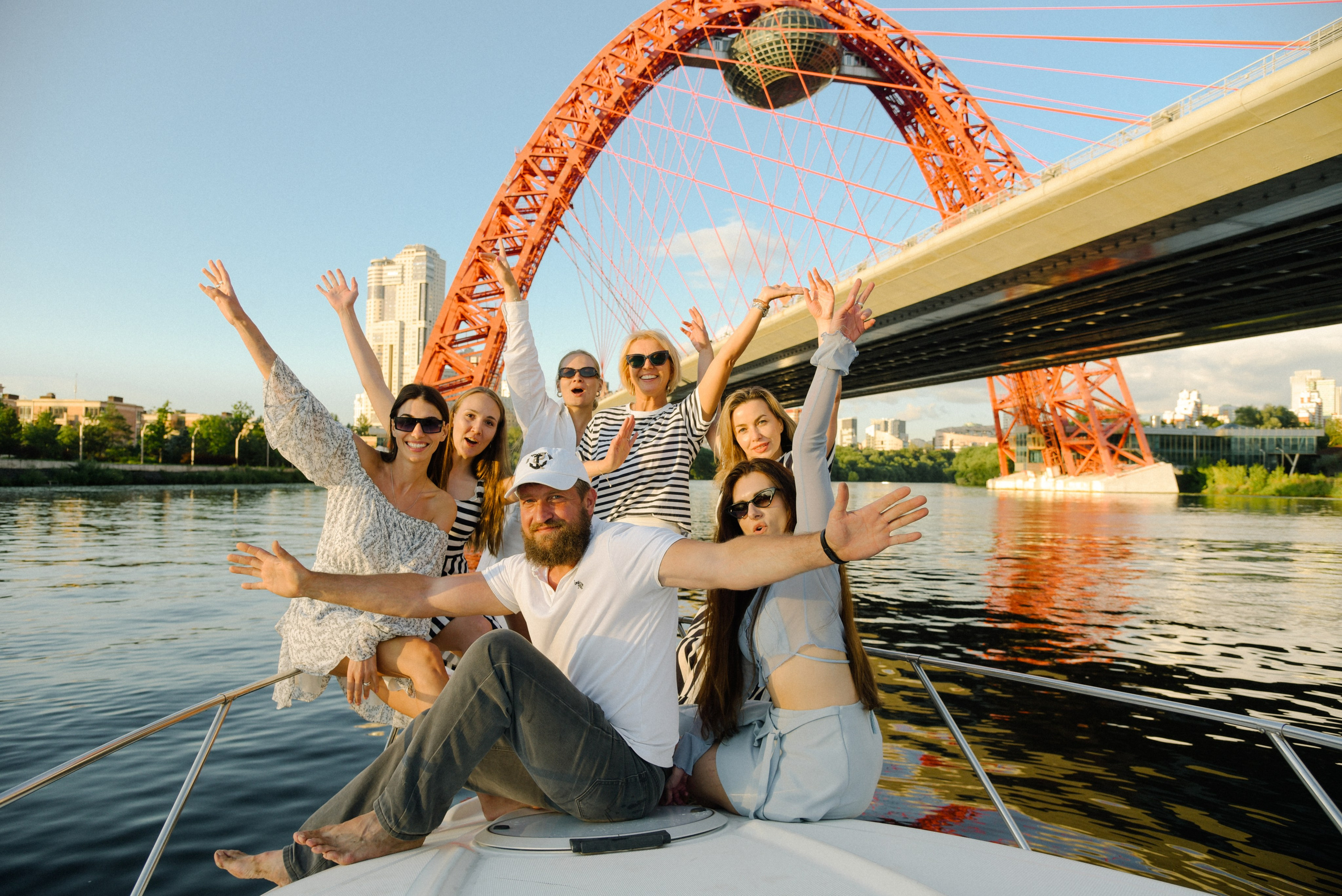 Девичник на яхте. Фотограф Лола Волна, город Москва