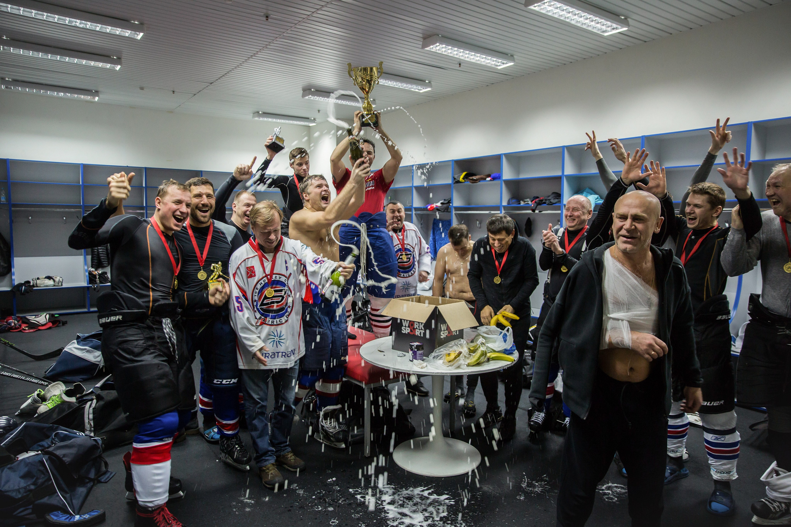 Хоккей для «Work&Sport». Снимаю съемки