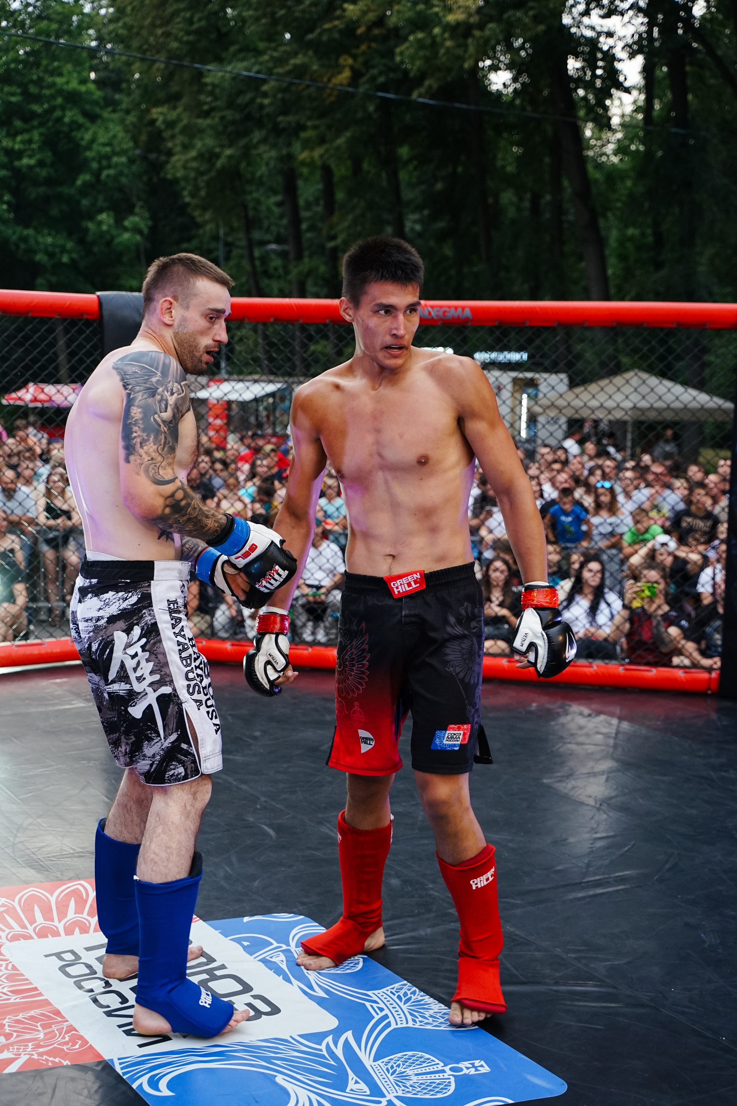 Вечер боев в ЦПКиО. Фотограф Надежда Погребняк | Рязань | Москва