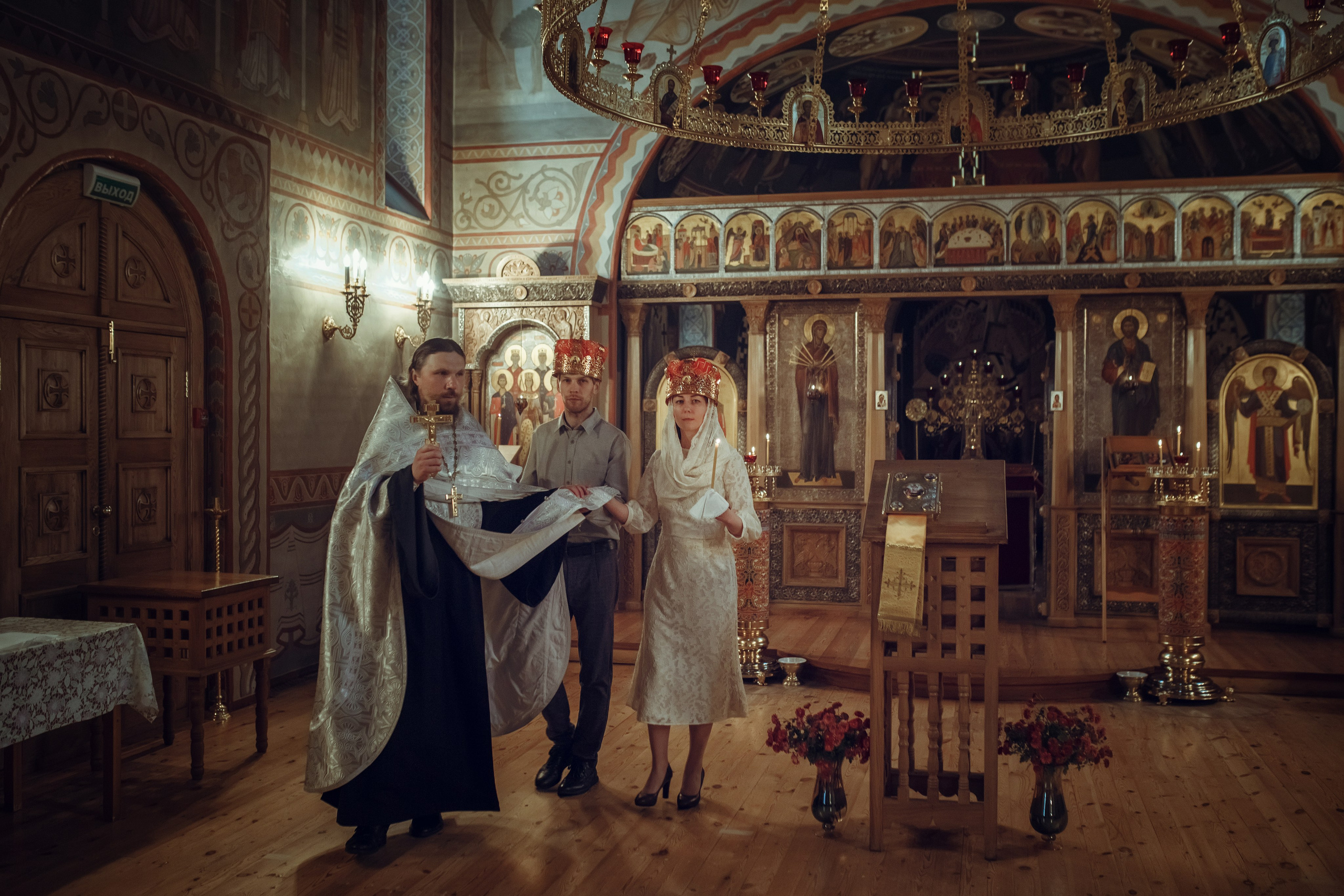 Венчание Андрея и Елены. Фотограф на Крещение, семейный фотограф в Москве