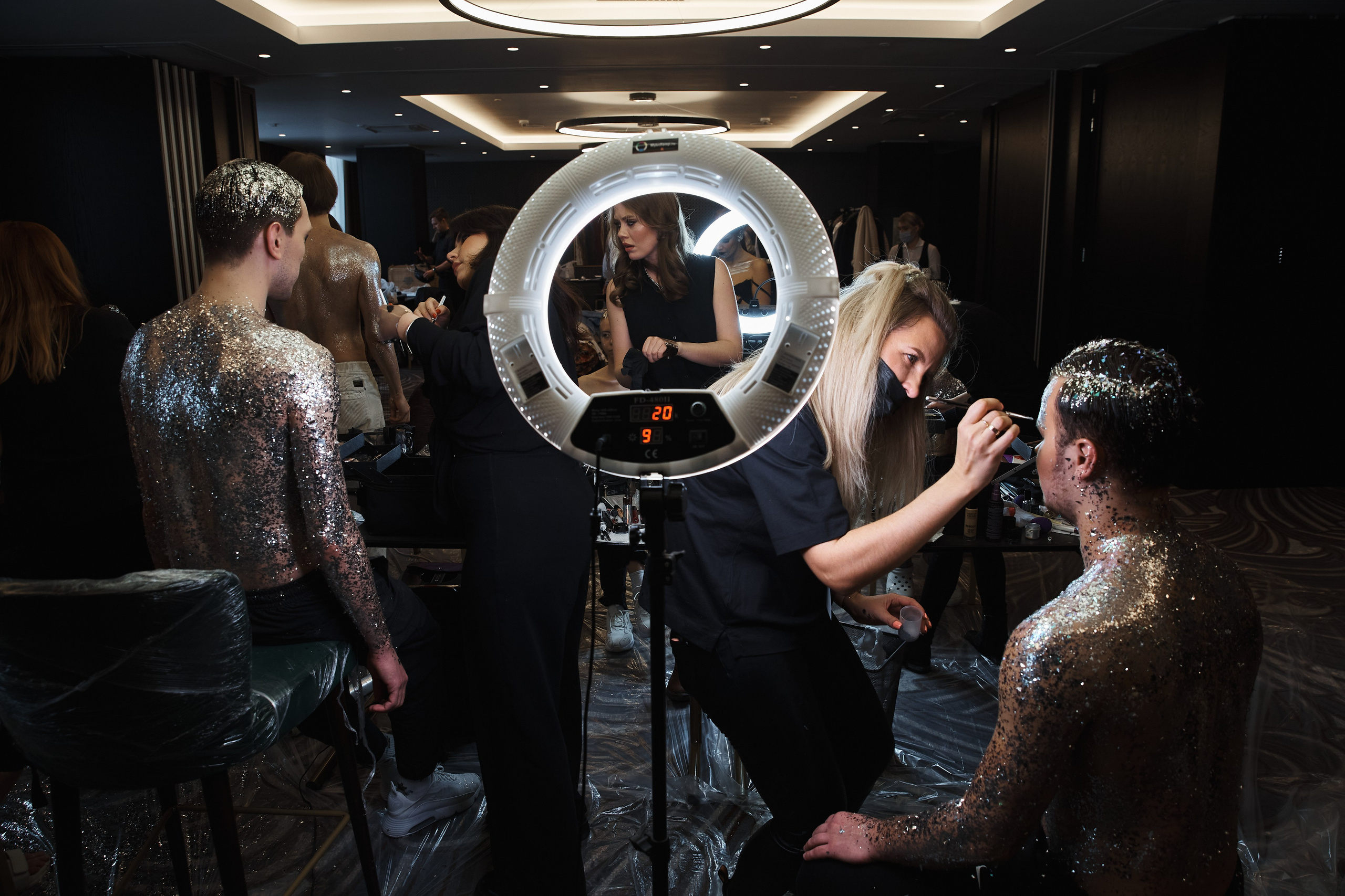 Гримерка танцевальной группы