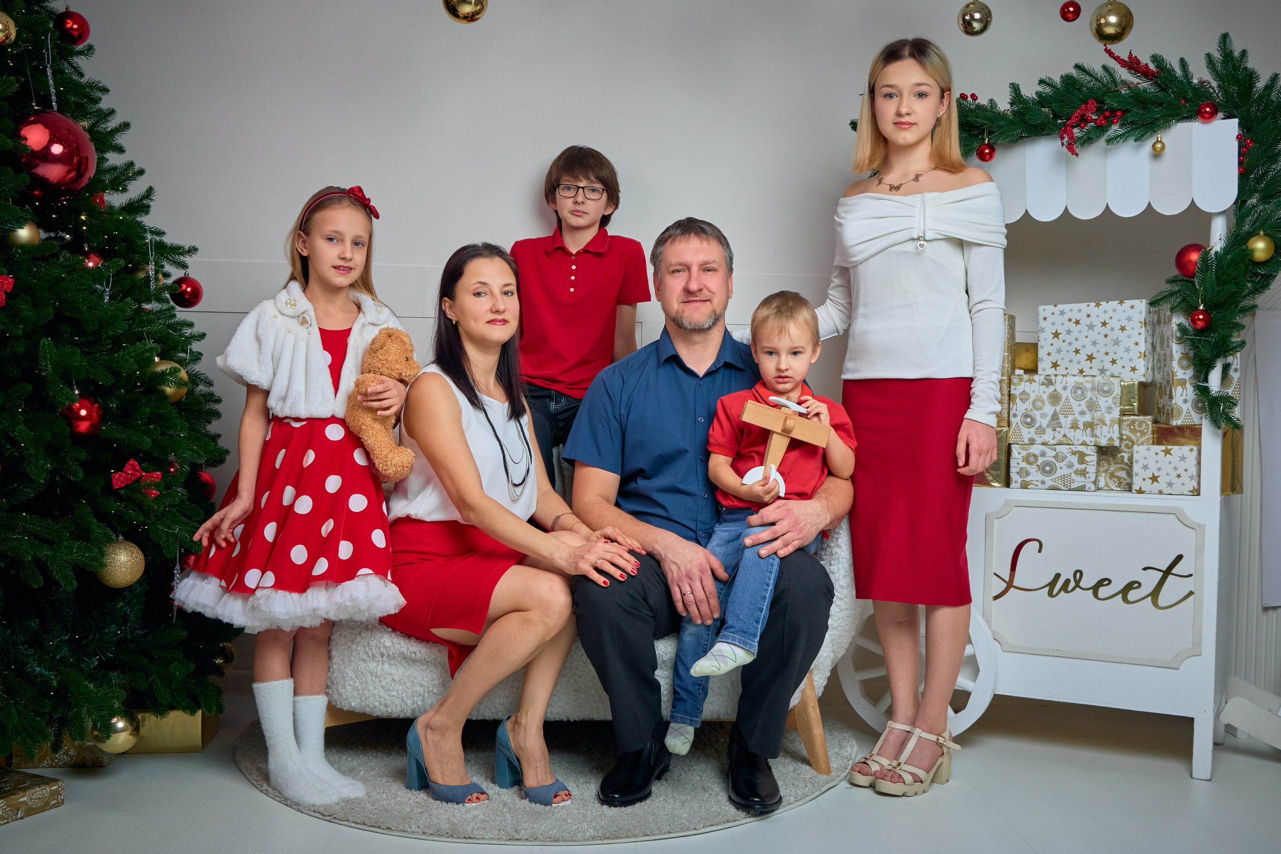 Семейный фотограф в Самаре. Фотосессия в фотостудии