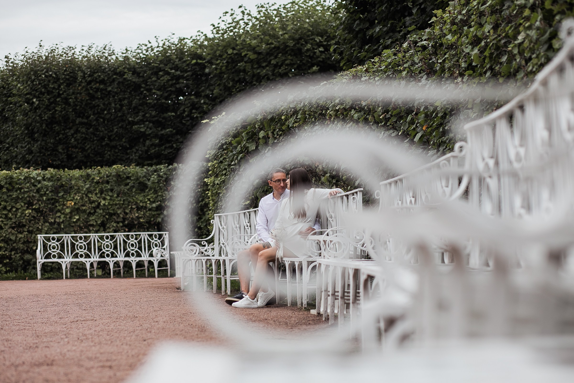 Вероника и Александр. Прогулка в Екатерининском парке. Свадебный и семейный фотограф в Колпино и СПб Юлия Папанова