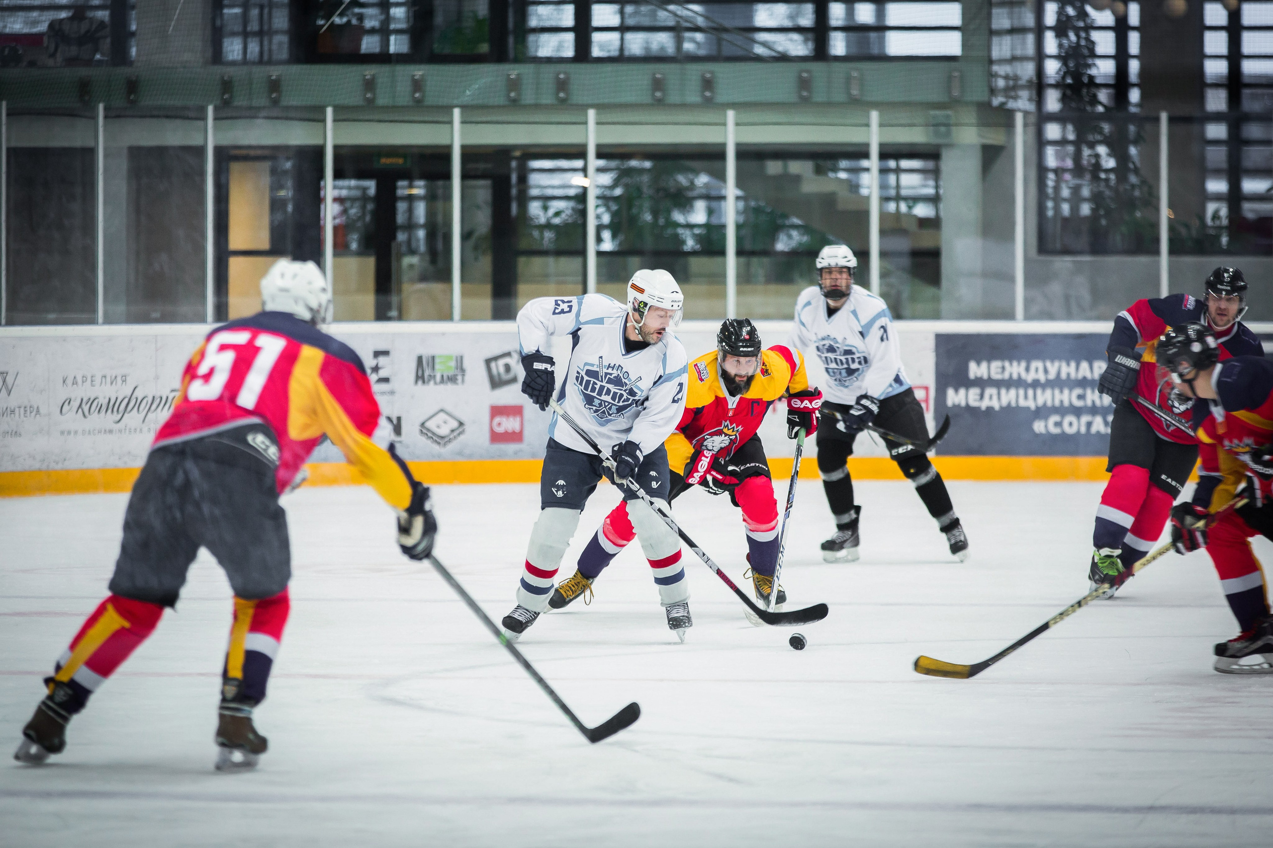 Хоккей для «Work&Sport». Снимаю съемки