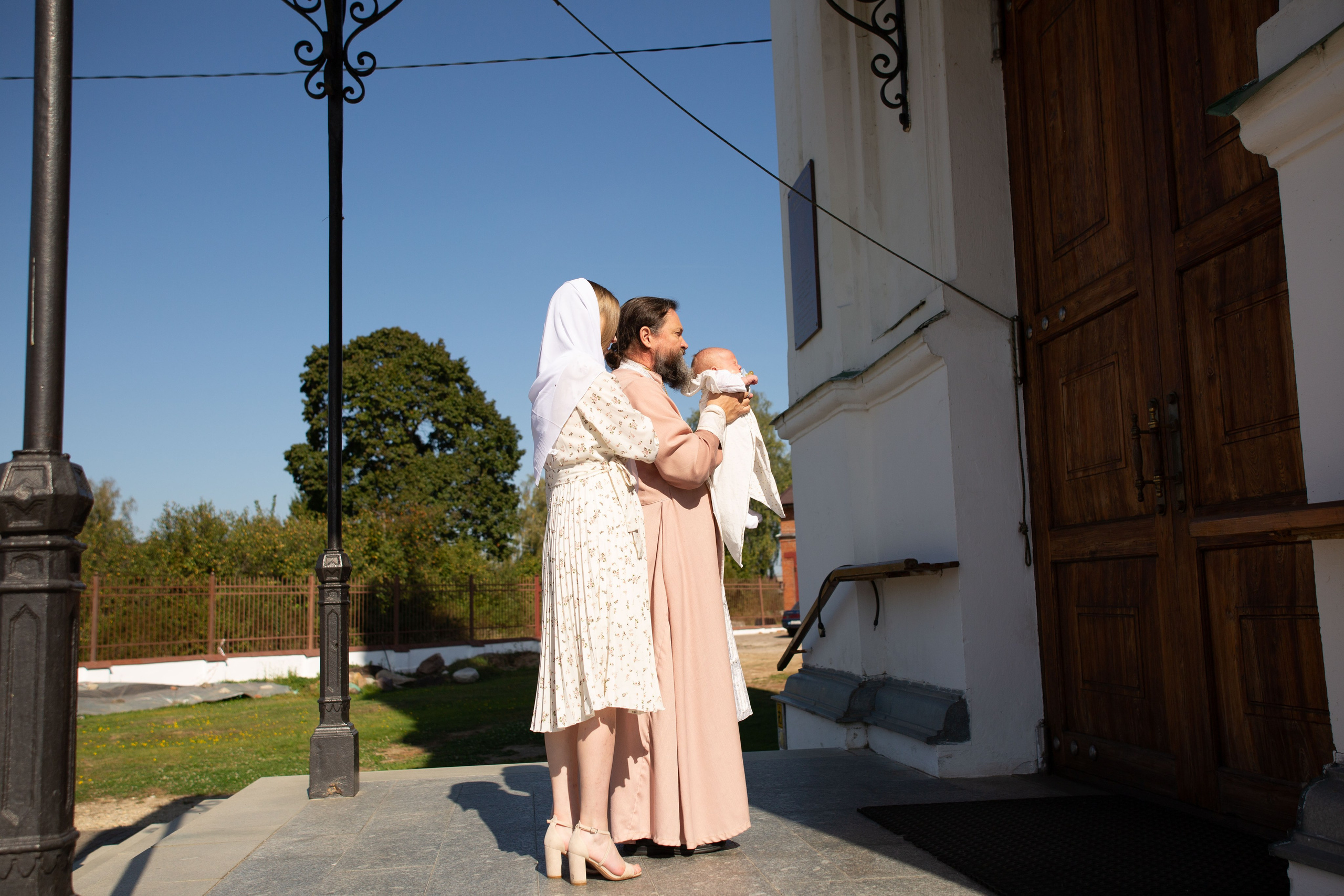 Крещение Тимура Воскресенский храм с Ашитково. Семейный и детский фотограф Анна Петракова