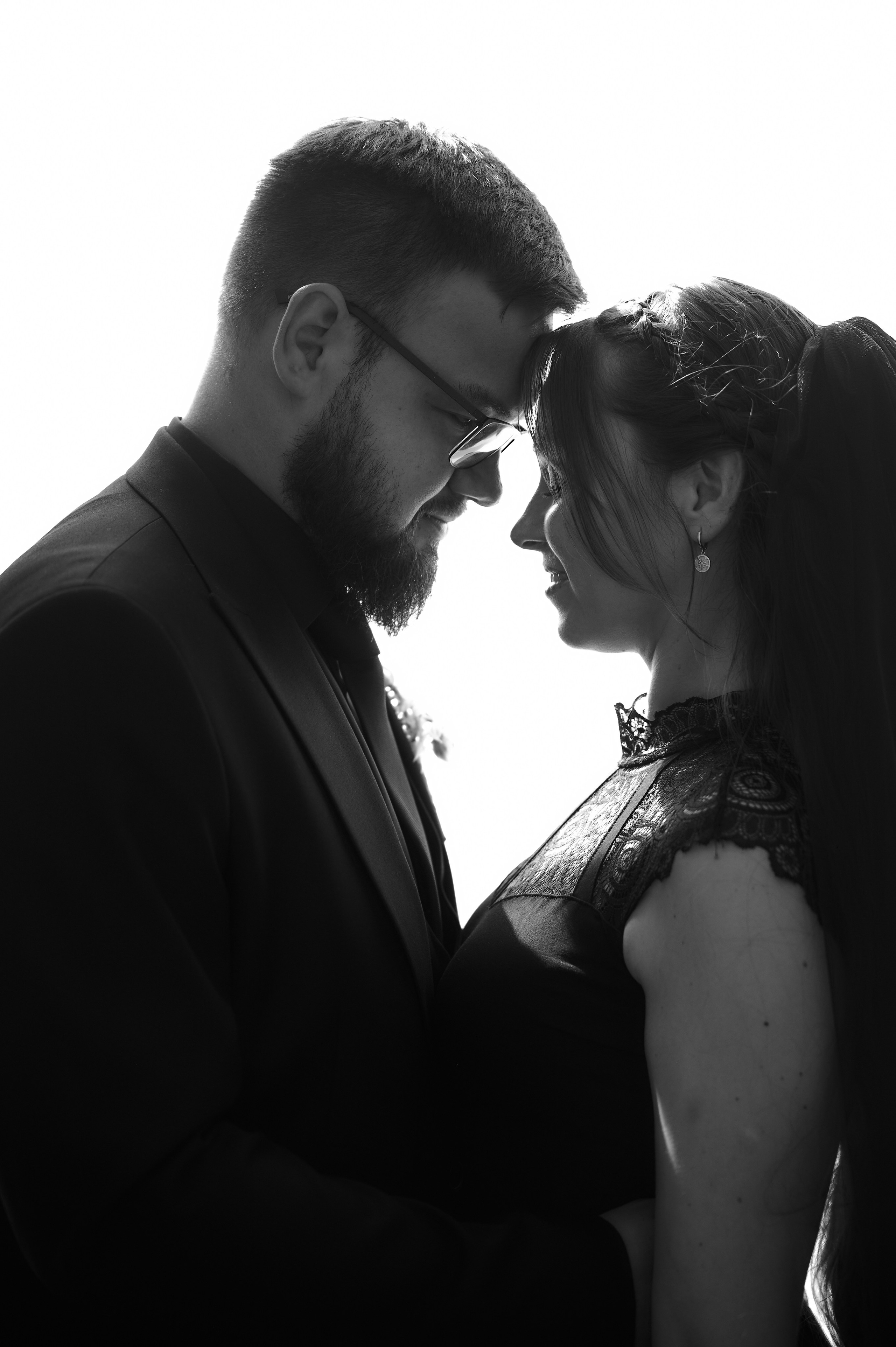 Свадебная фотосессия в Туле в черном. Свадебный фотограф в Туле Никита Беляев