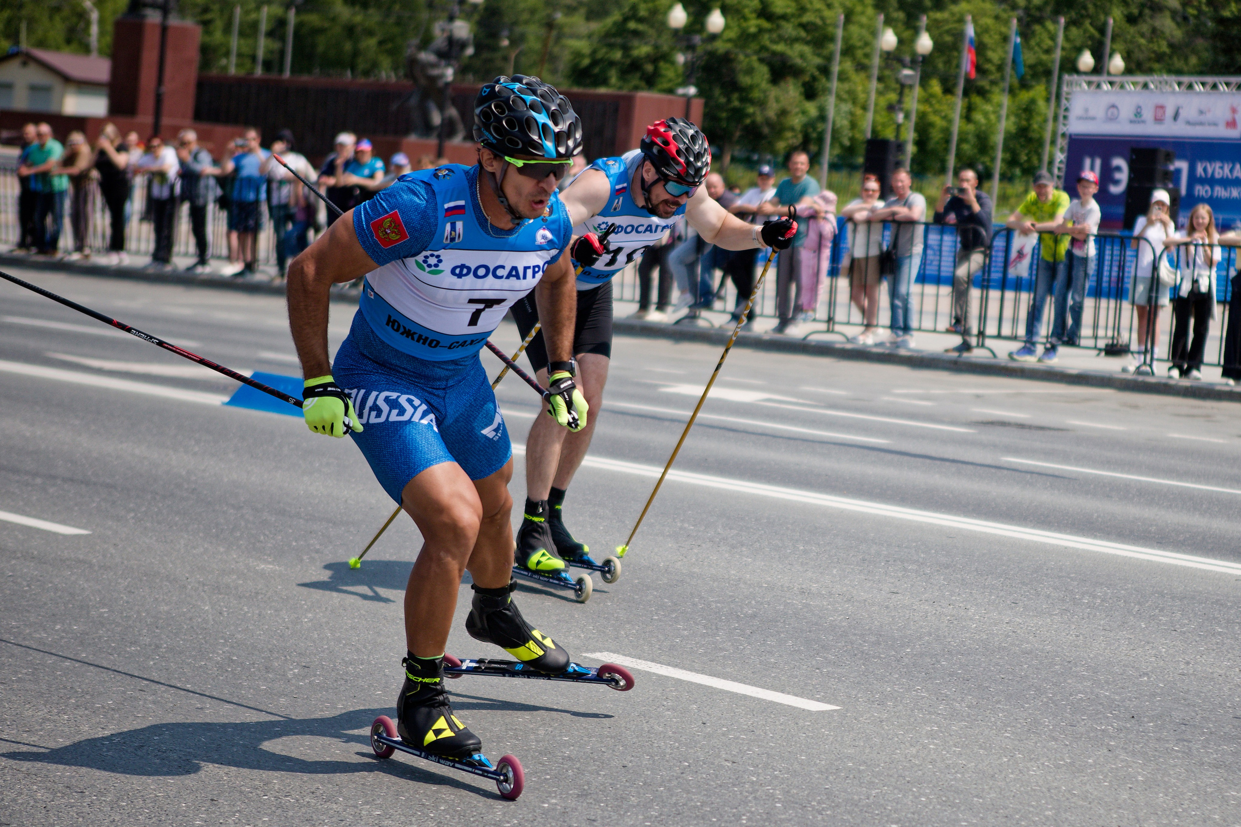 II этап Кубка России по лыжероллерам. Кутузов Евгений Фотограф в Южно-Сахалинске