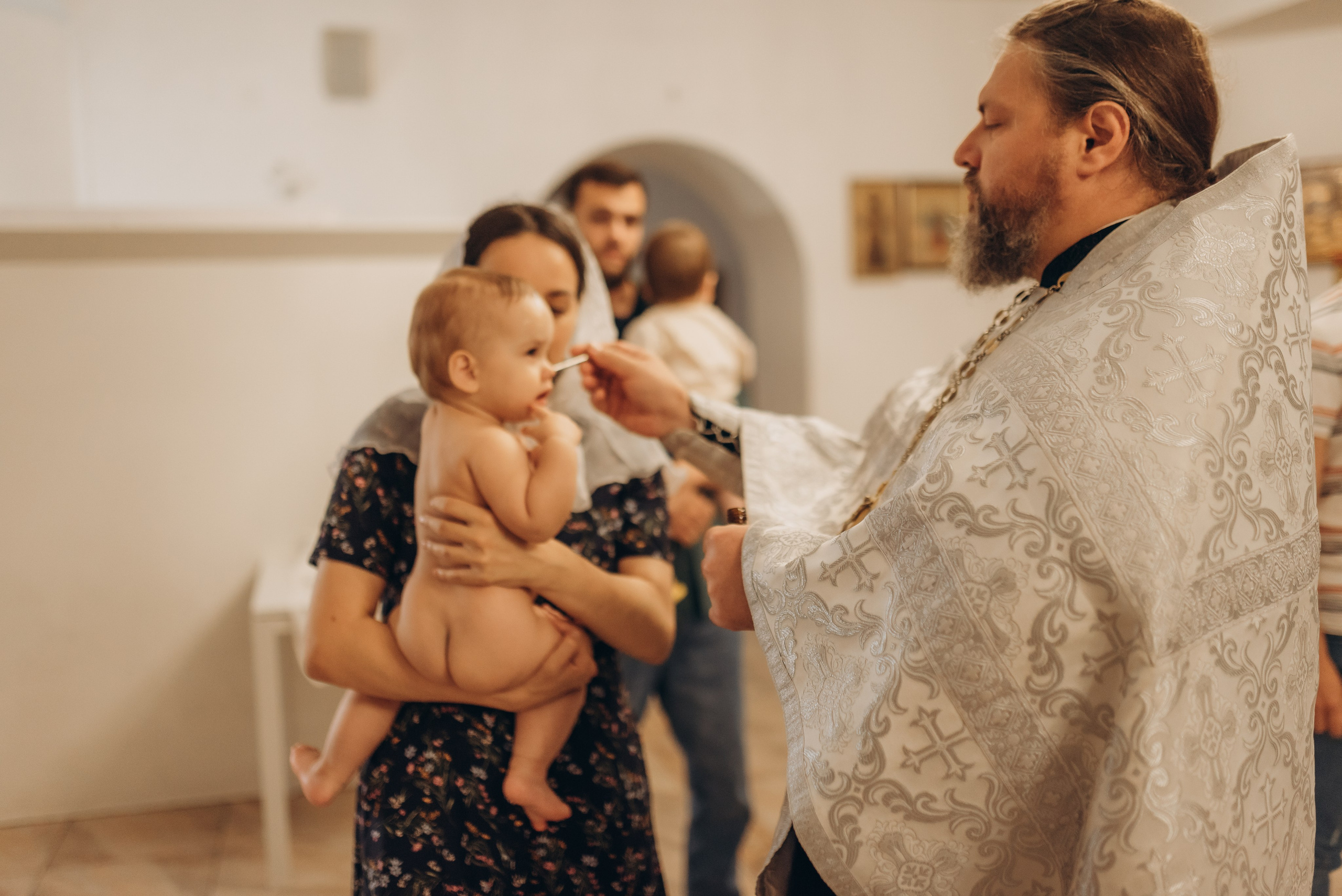 Крещение Александры. Семейный фотограф в Ростове-на-Дону Мария Панарина