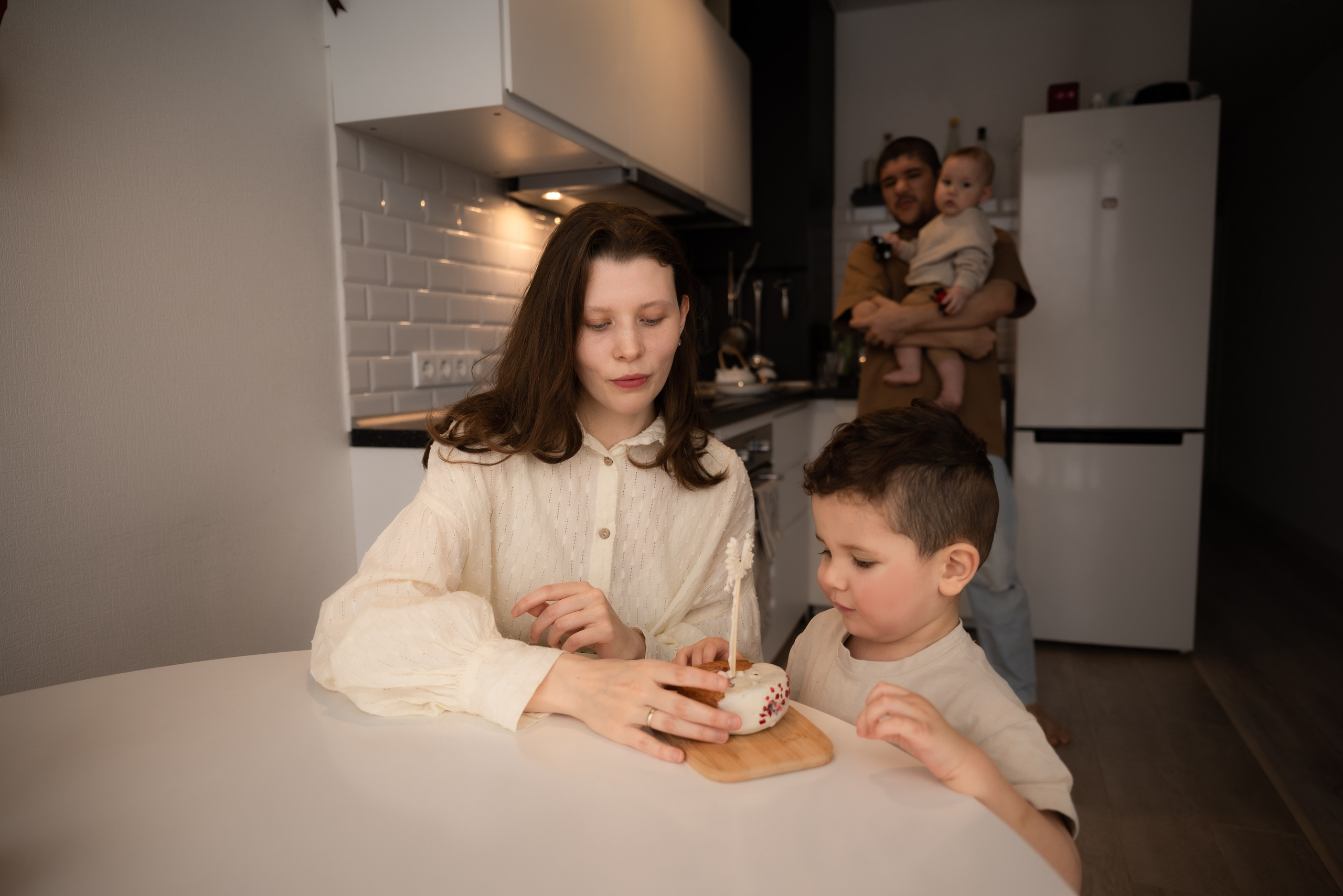 Домашняя фотосессия к дню рождения. Фотограф Ксения Огородова портфолио