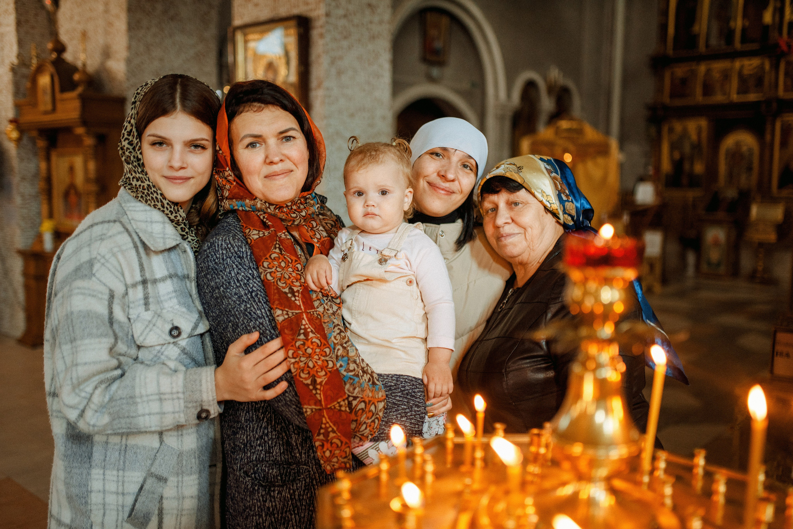 Крещение Софии. Семейный документальный фотограф в Волгограде Мариэта Додина