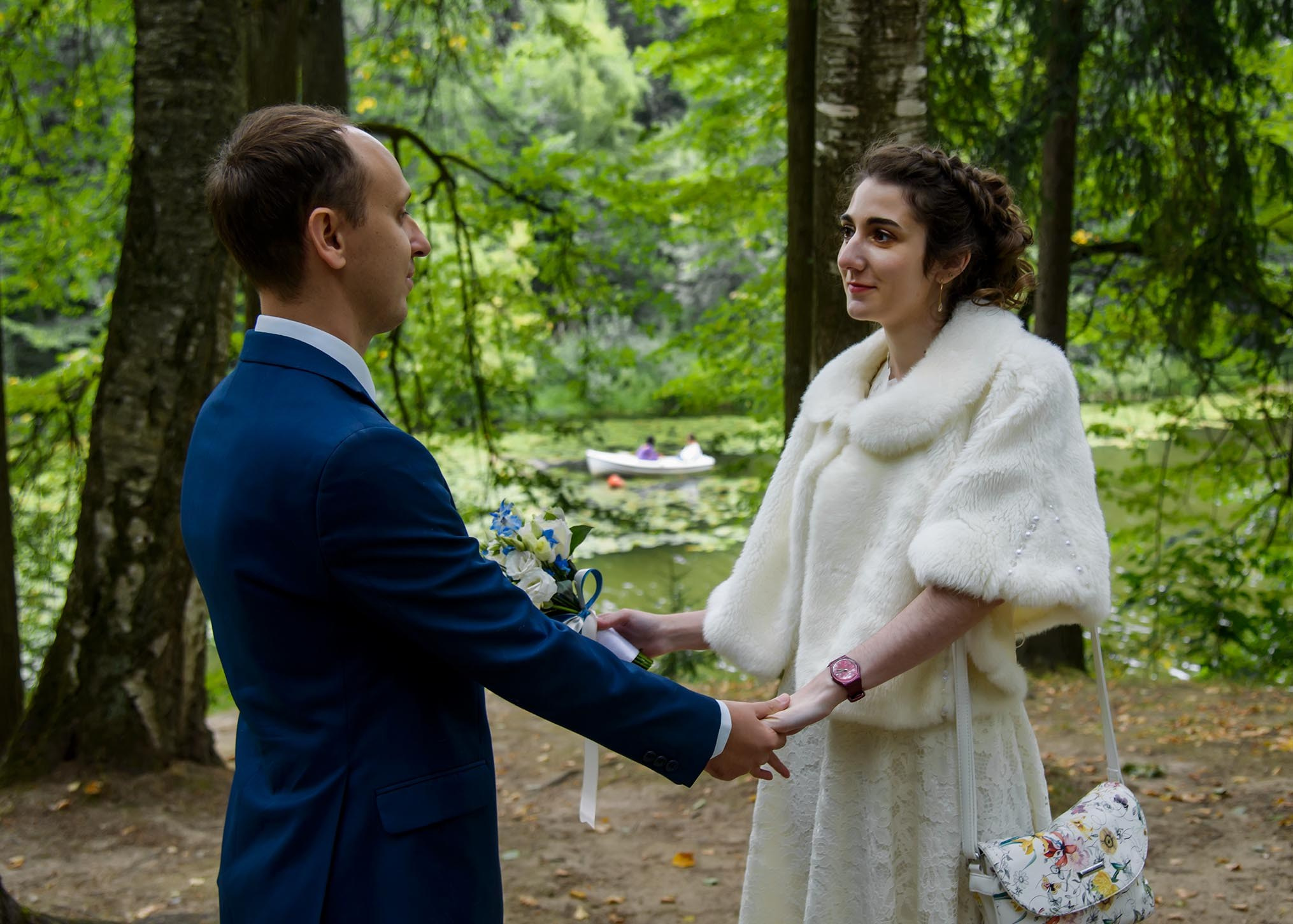 Прогулка в Остафьево, Андрей и Сабина. Фотограф Москва