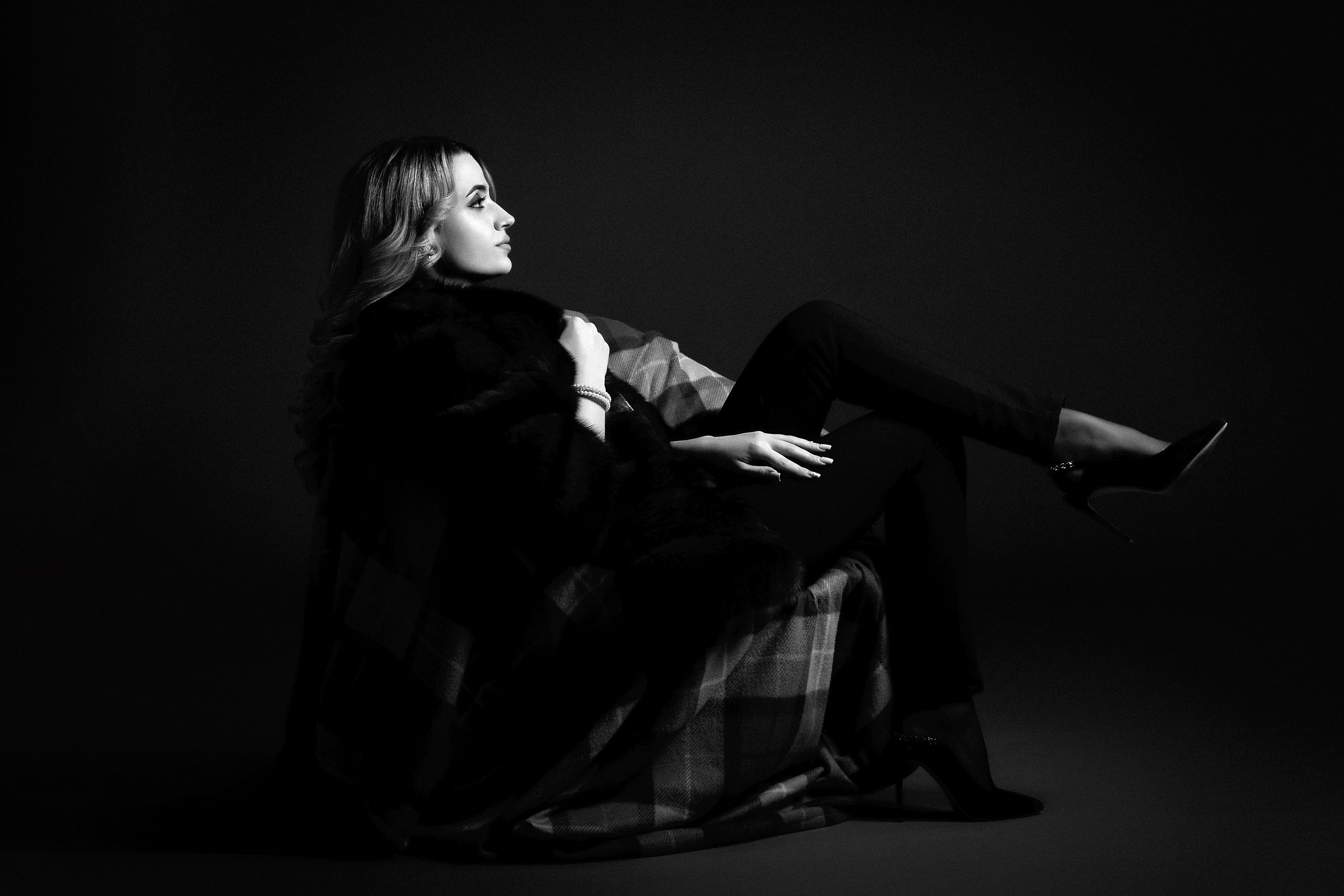 Елена (Чёрно-белое). Фотограф Пятигорск Кисловодск КМВ — Олег Олди