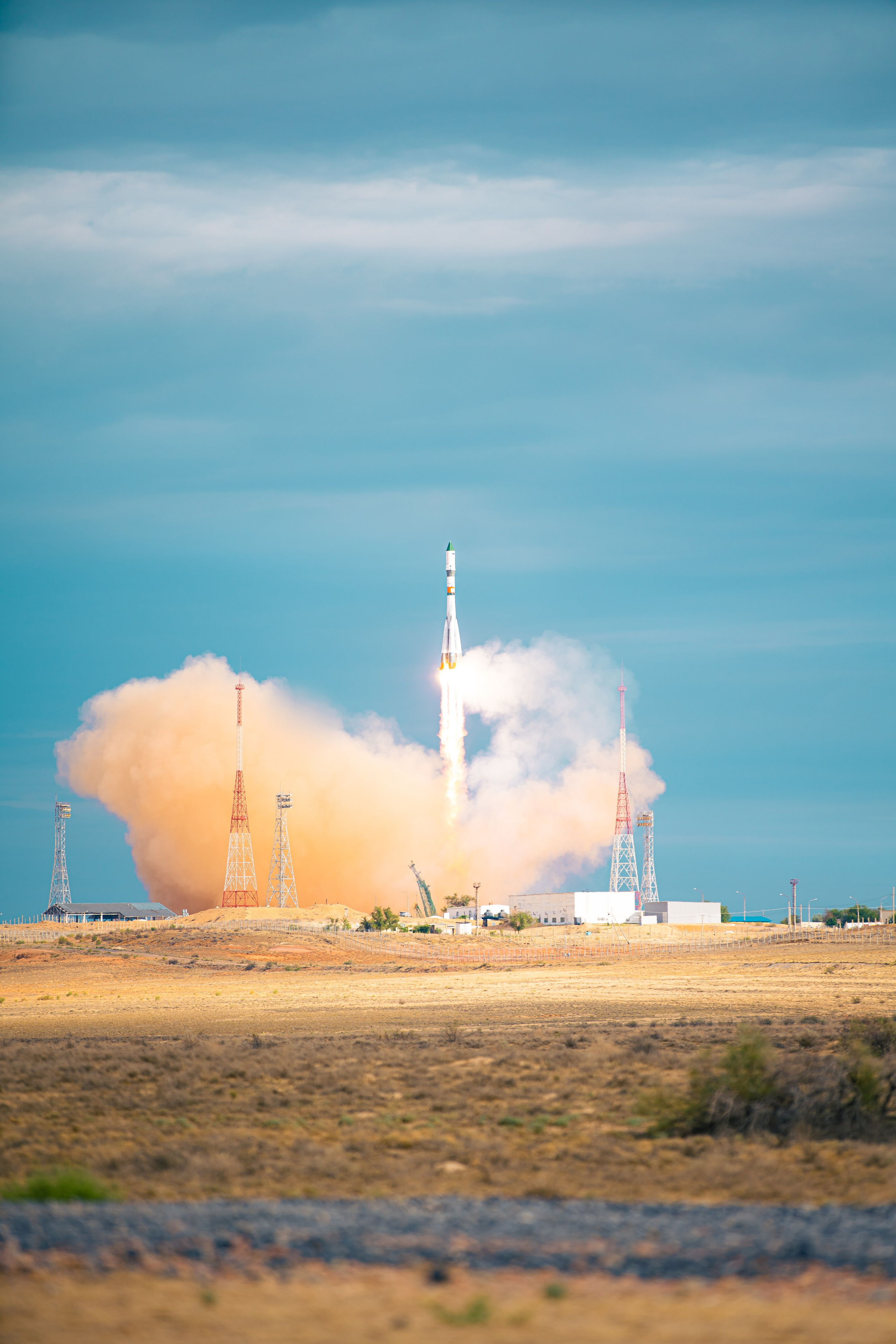 Взлет Ракеты Роскосмос. Fokysphoto