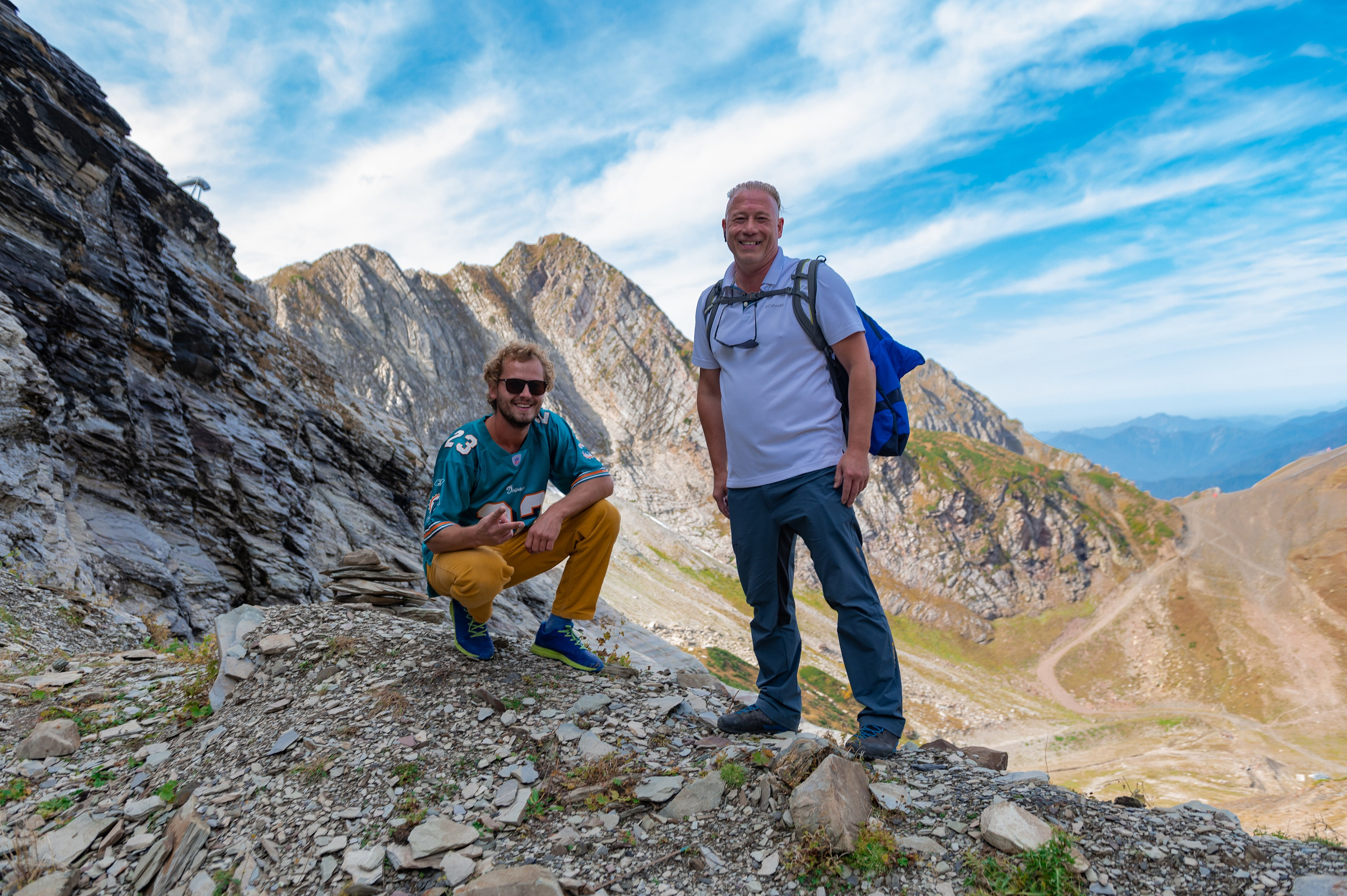 Хайкинг по трем курортам Красной Поляны 2022. Репортажный фотограф в Красной Поляне и Сочи Павлюченко Екатерина