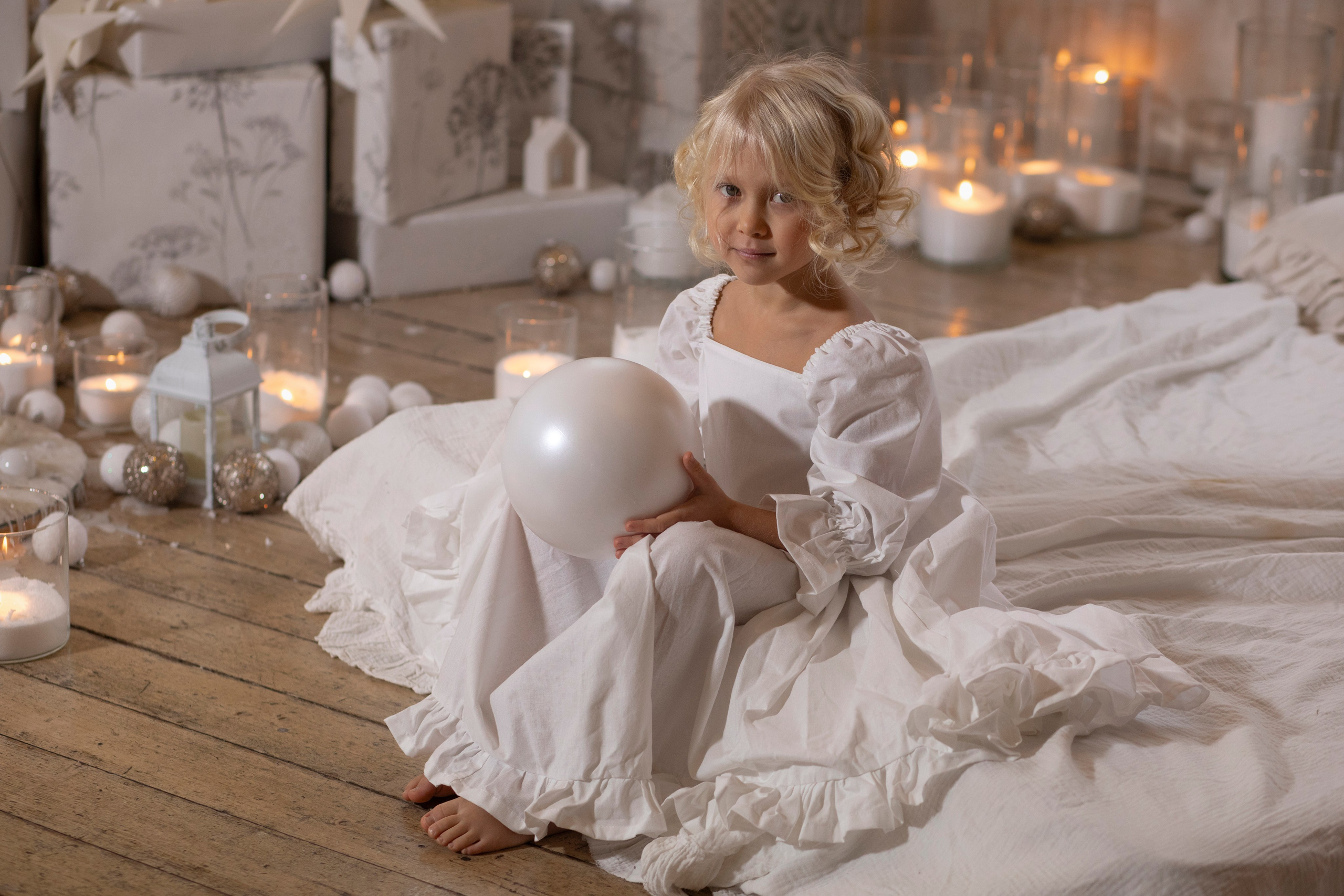 Новогодняя фотосессия Анны с детьми. Арт- фотограф Москва