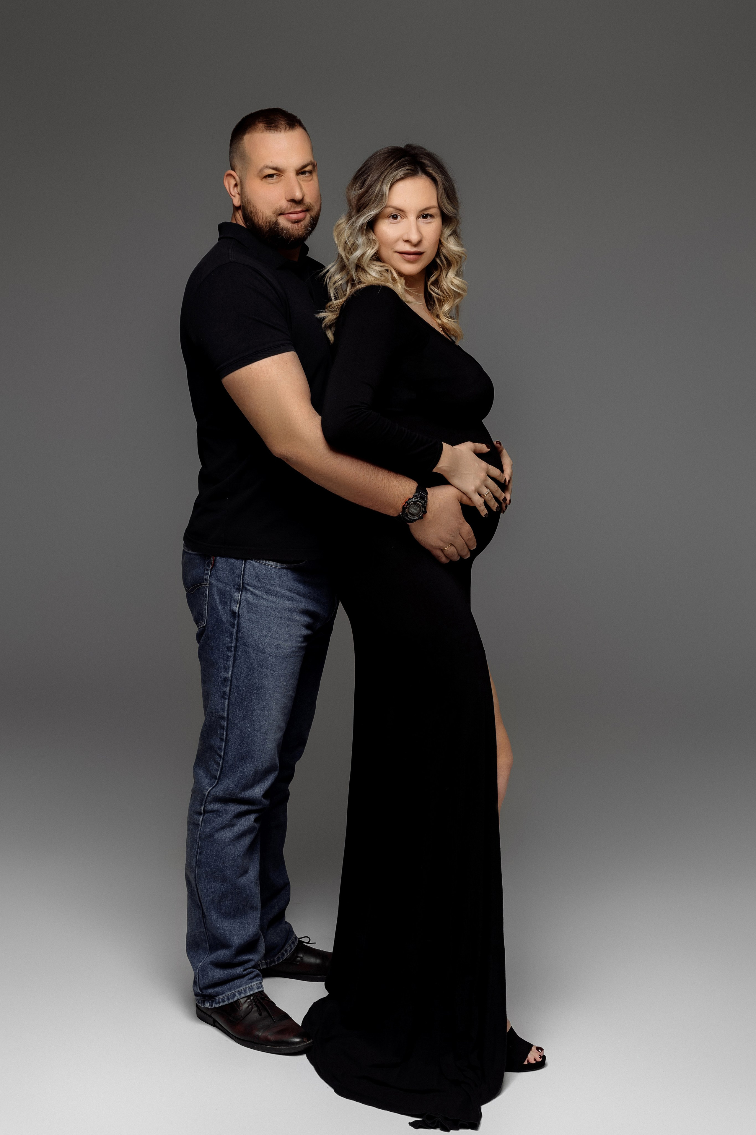 Фотосессия беременности в студии. Зотова Алена — семейный и женский фотограф в Зеленограде