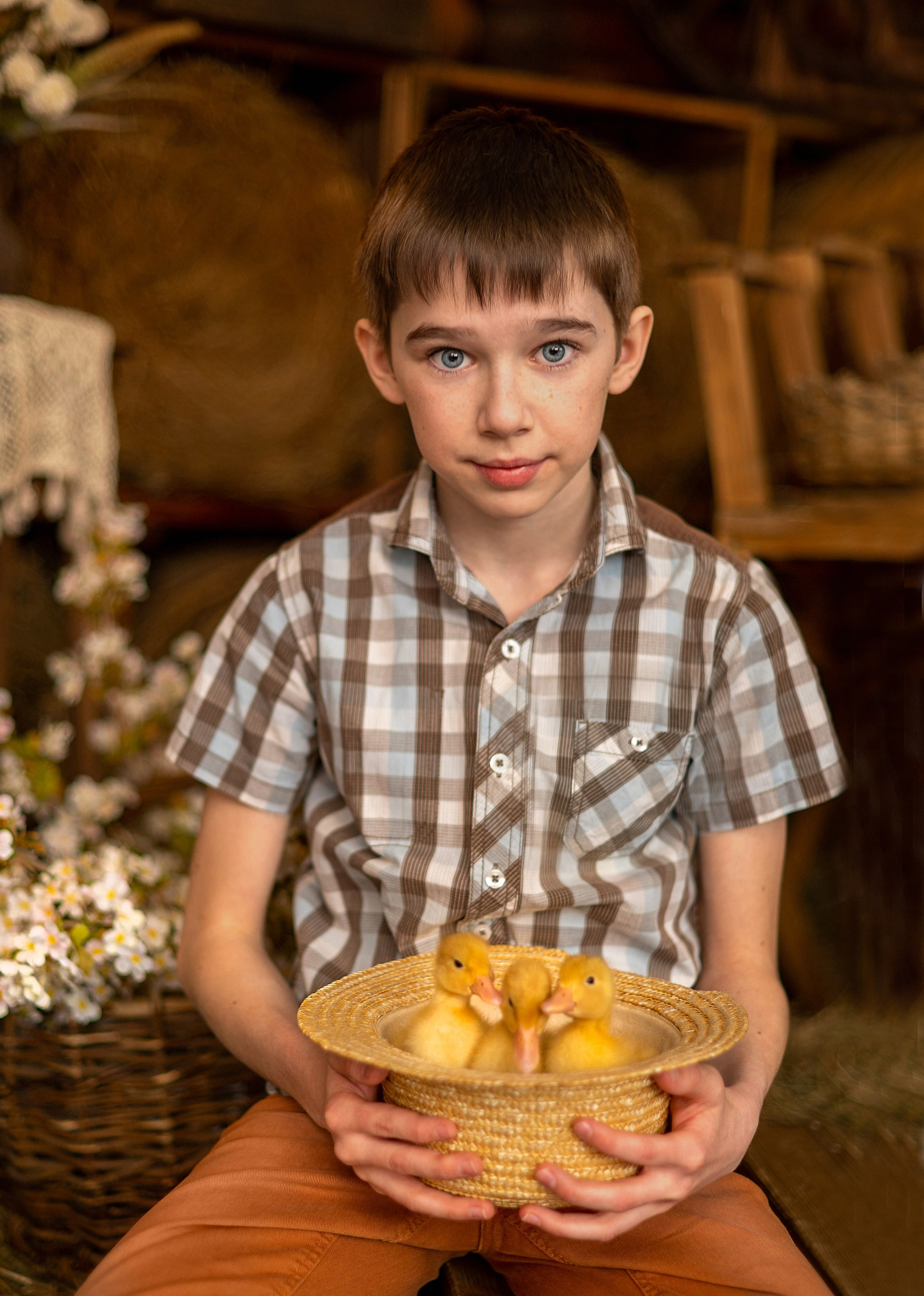 Весенняя фотосессия в Леонардо студио. Детский и семейный фотограф г. Москва Оксана Катаджи