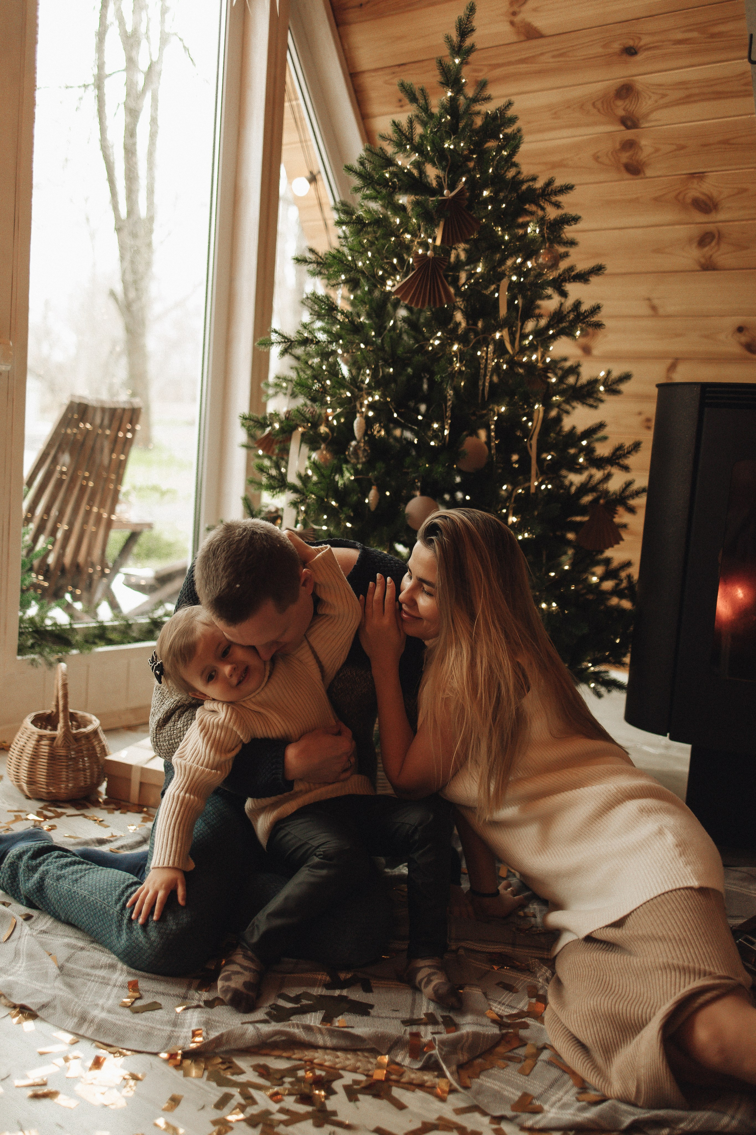 Новогодняя история в домике. Семейный и детский фотограф, таганрог, ростов-на-дону
