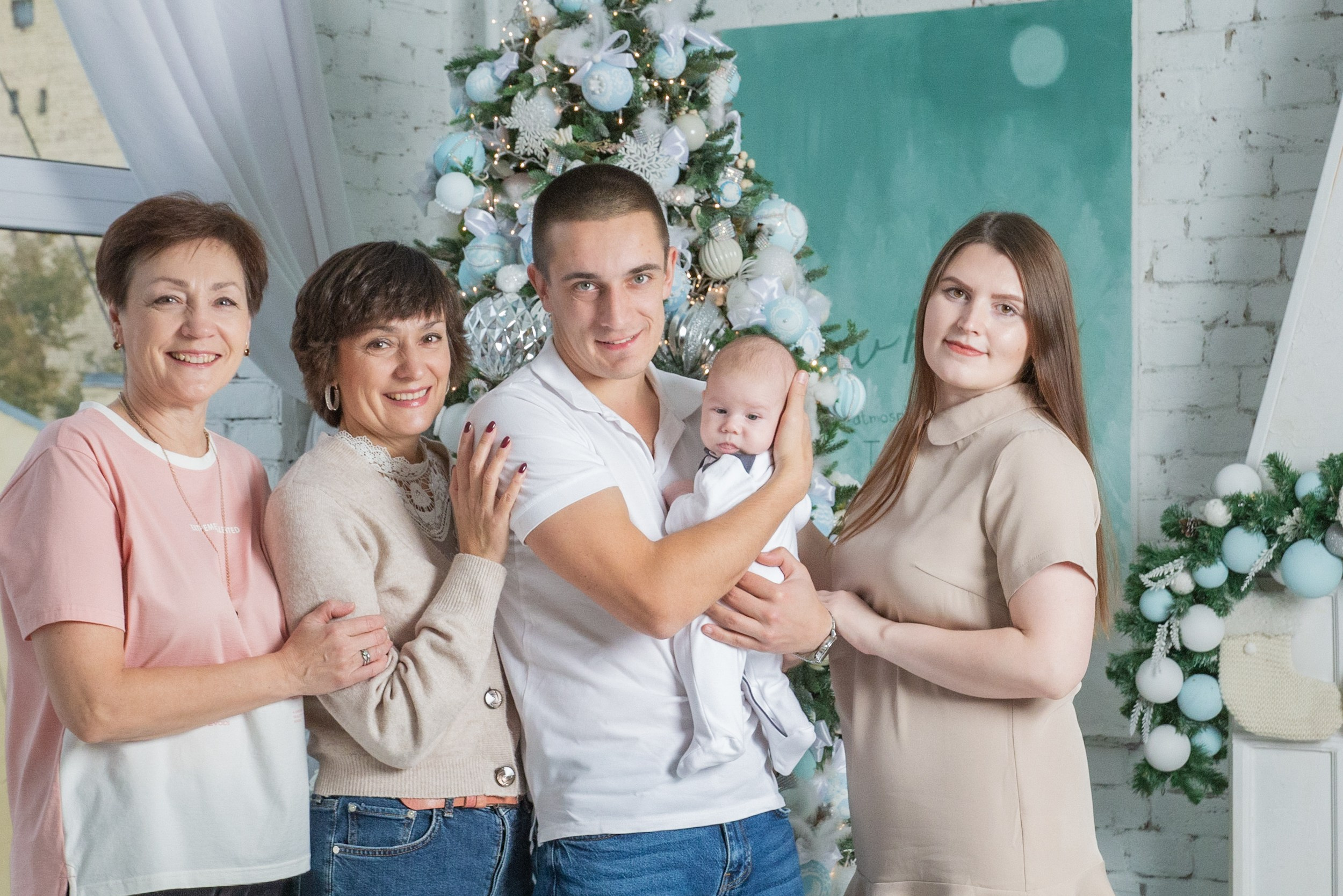 Семейная новогодняя история 💖. Женский портрет и немного больше в Санкт-Петербурге