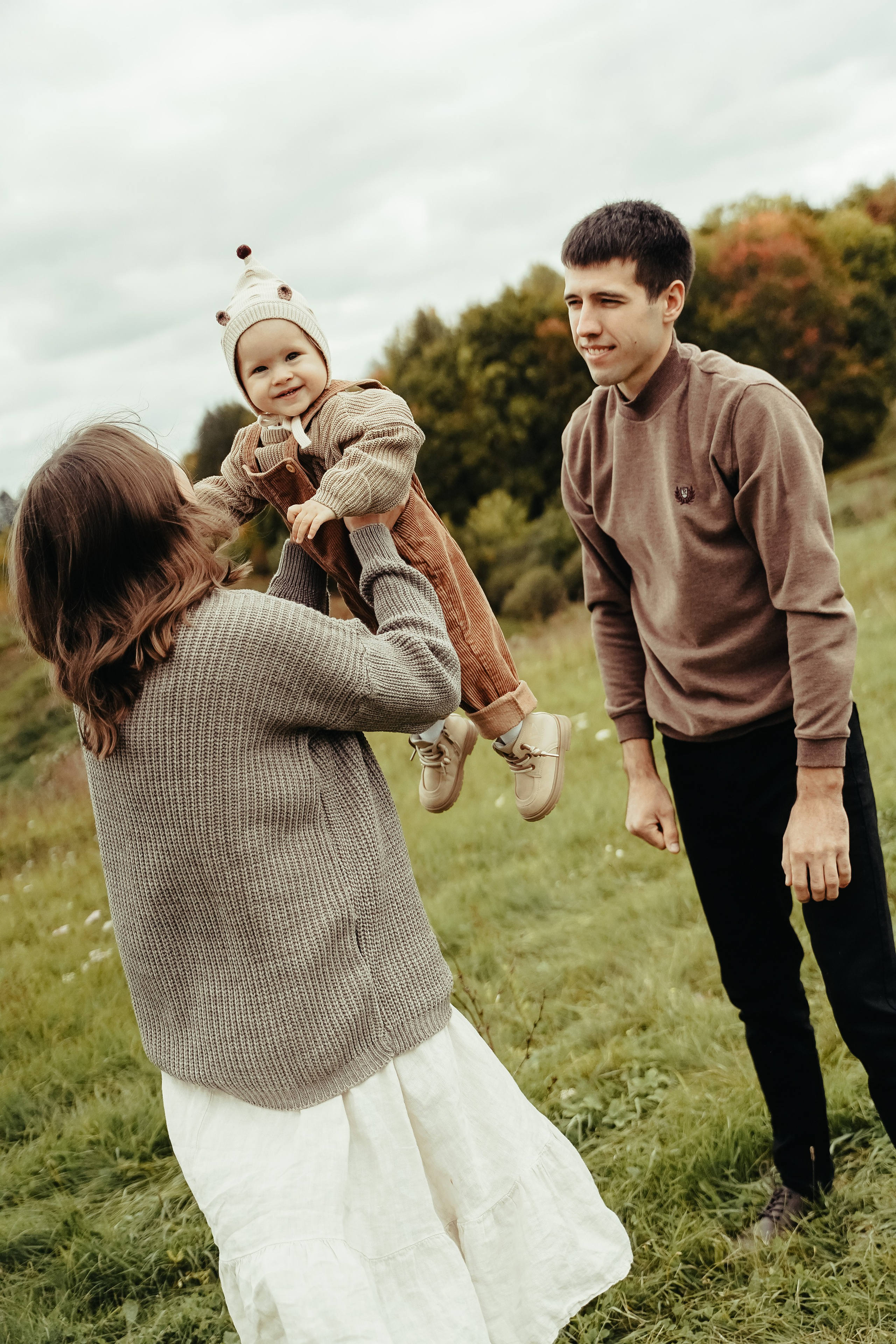 Семейная фотосъемка в поле. Бирск
