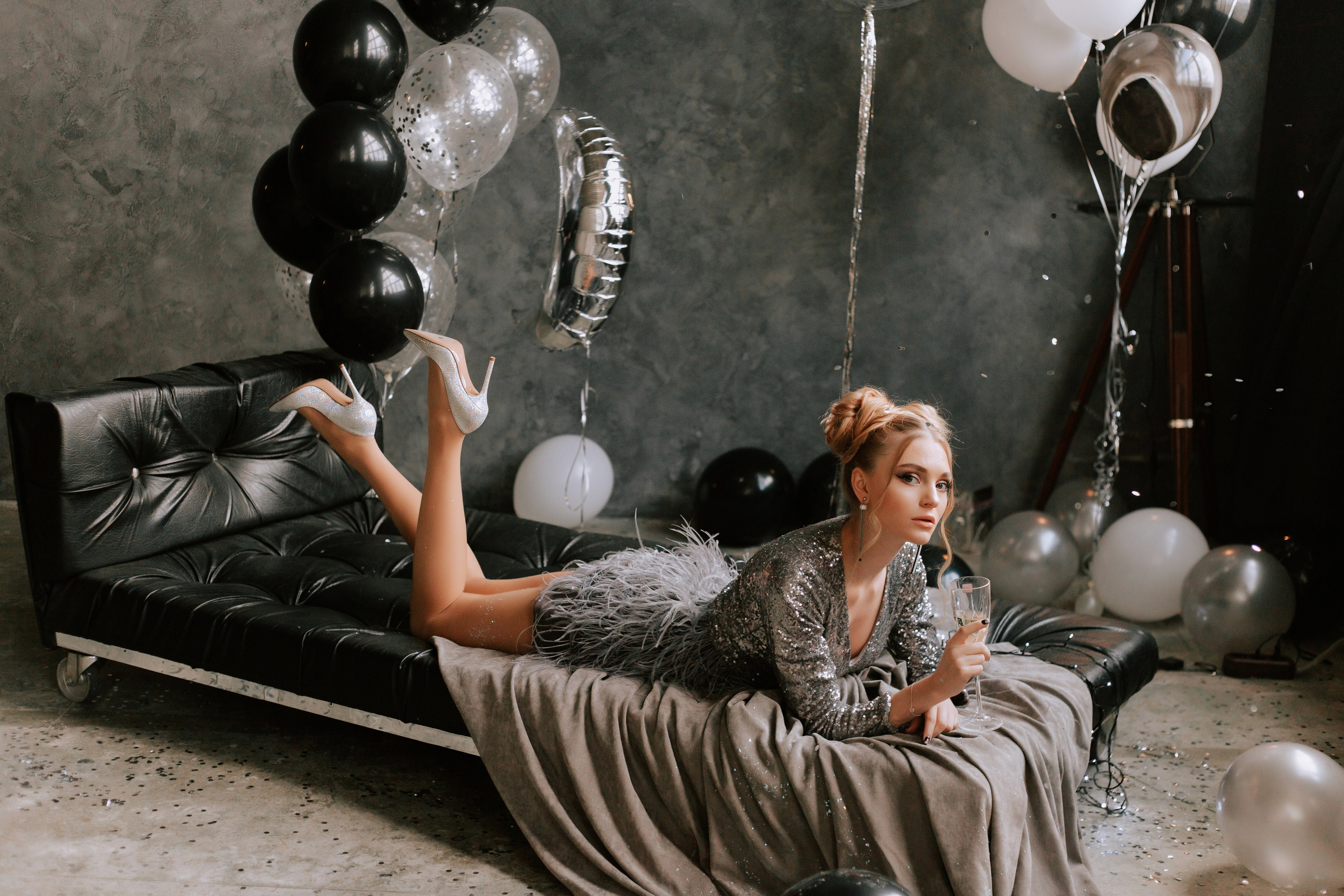 Новогодняя фотосесси «Серебро». Выпускные альбомы Натальи Бутко: Новороссийск, Анапа, Геленджик