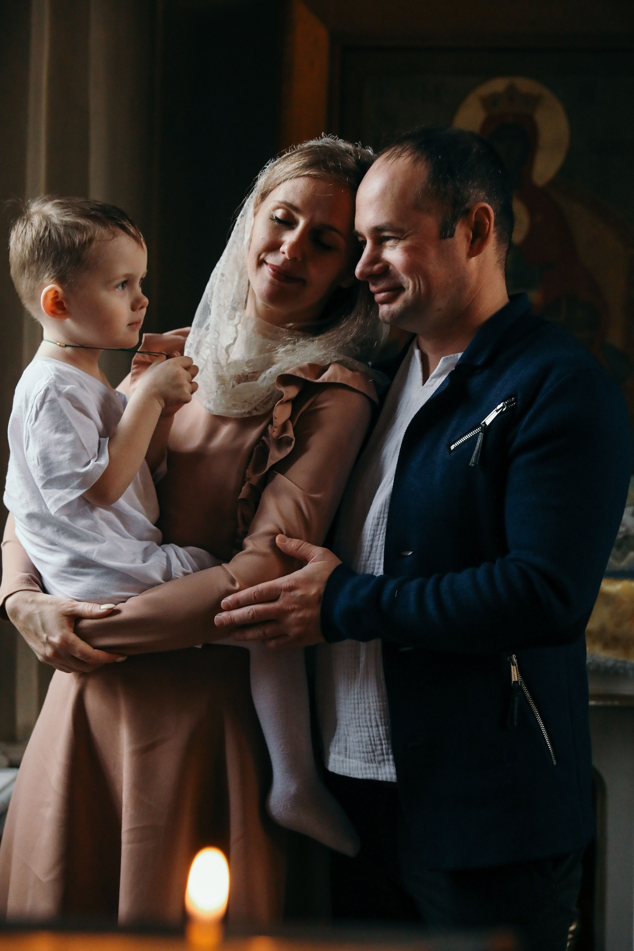 Крещение Виктор Воскресения Христова. Свадебный и семейный фотограф в Севастополе и Крыму Анастасия Сураева