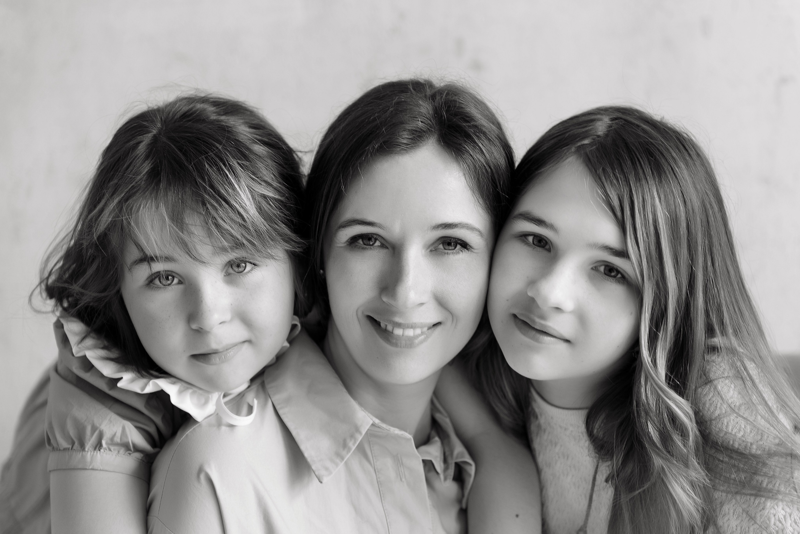 Семейная съёмка в студии. Детский фотограф в Долгопрудном и Москве