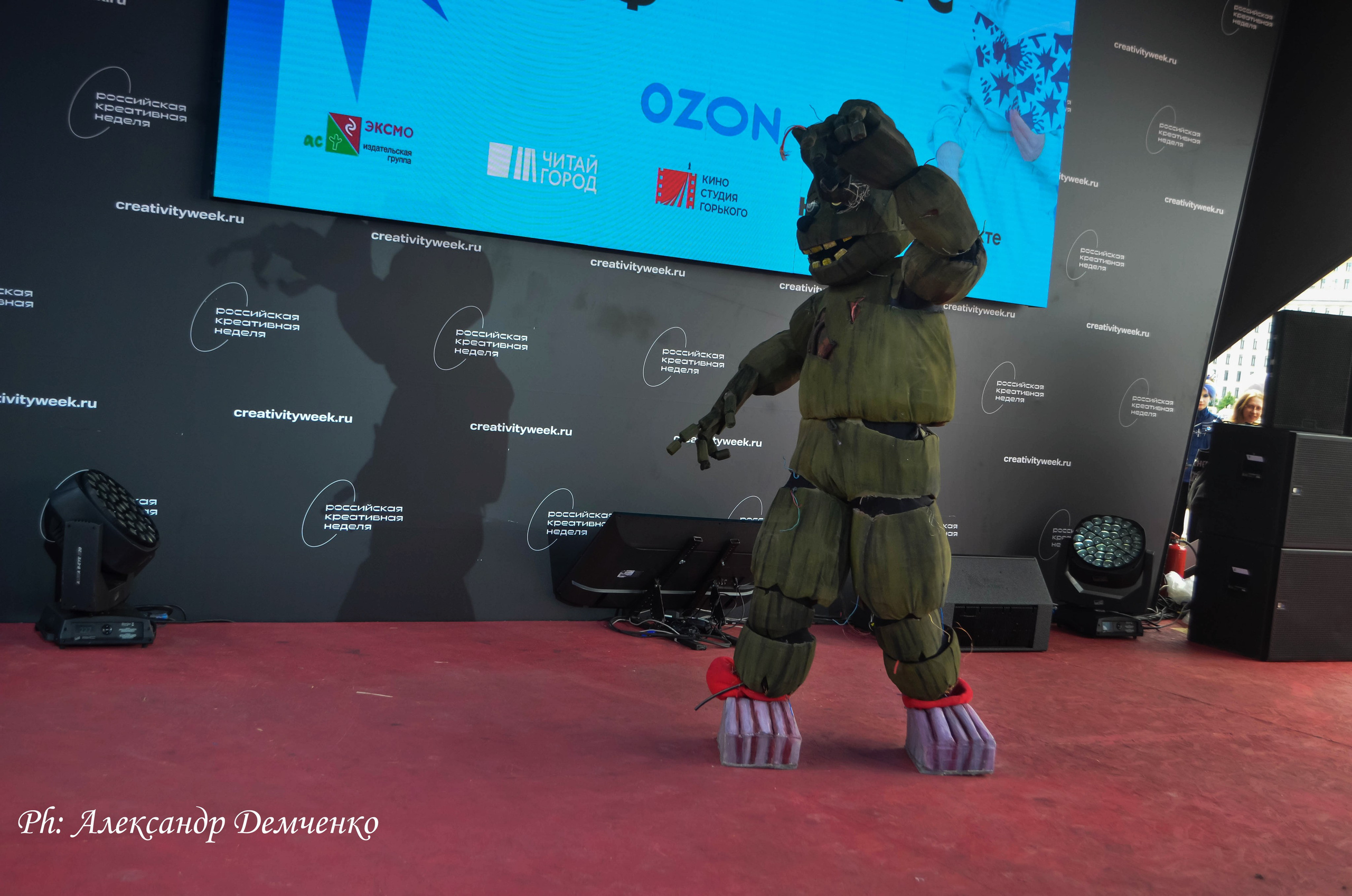 Фотосессия сцены в Москве на разных репортажных мероприятий