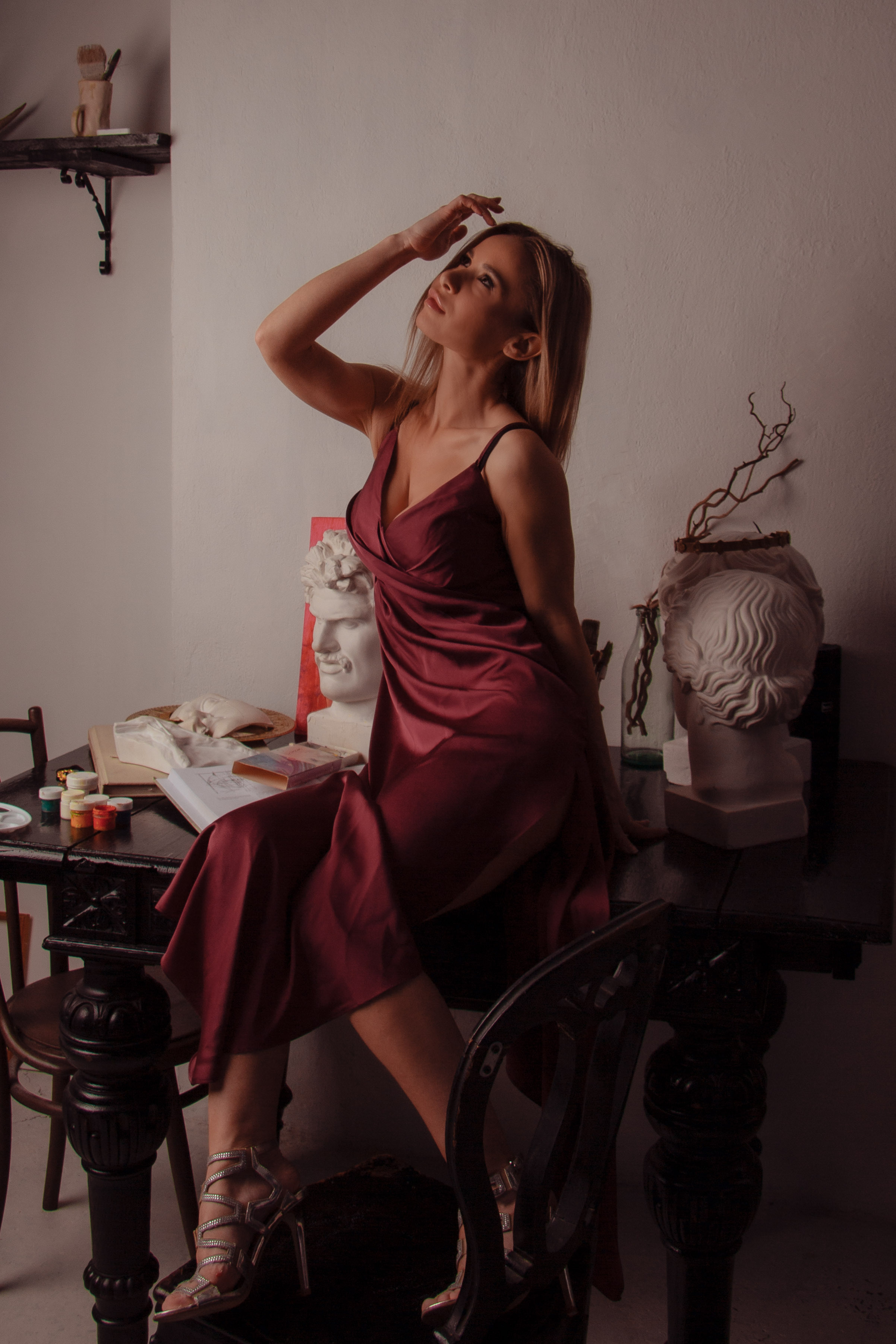 Фотосессия художника в Санкт-Петербурга. Портретный фотограф в Санкт-Петербурге Анастасия Епифанова