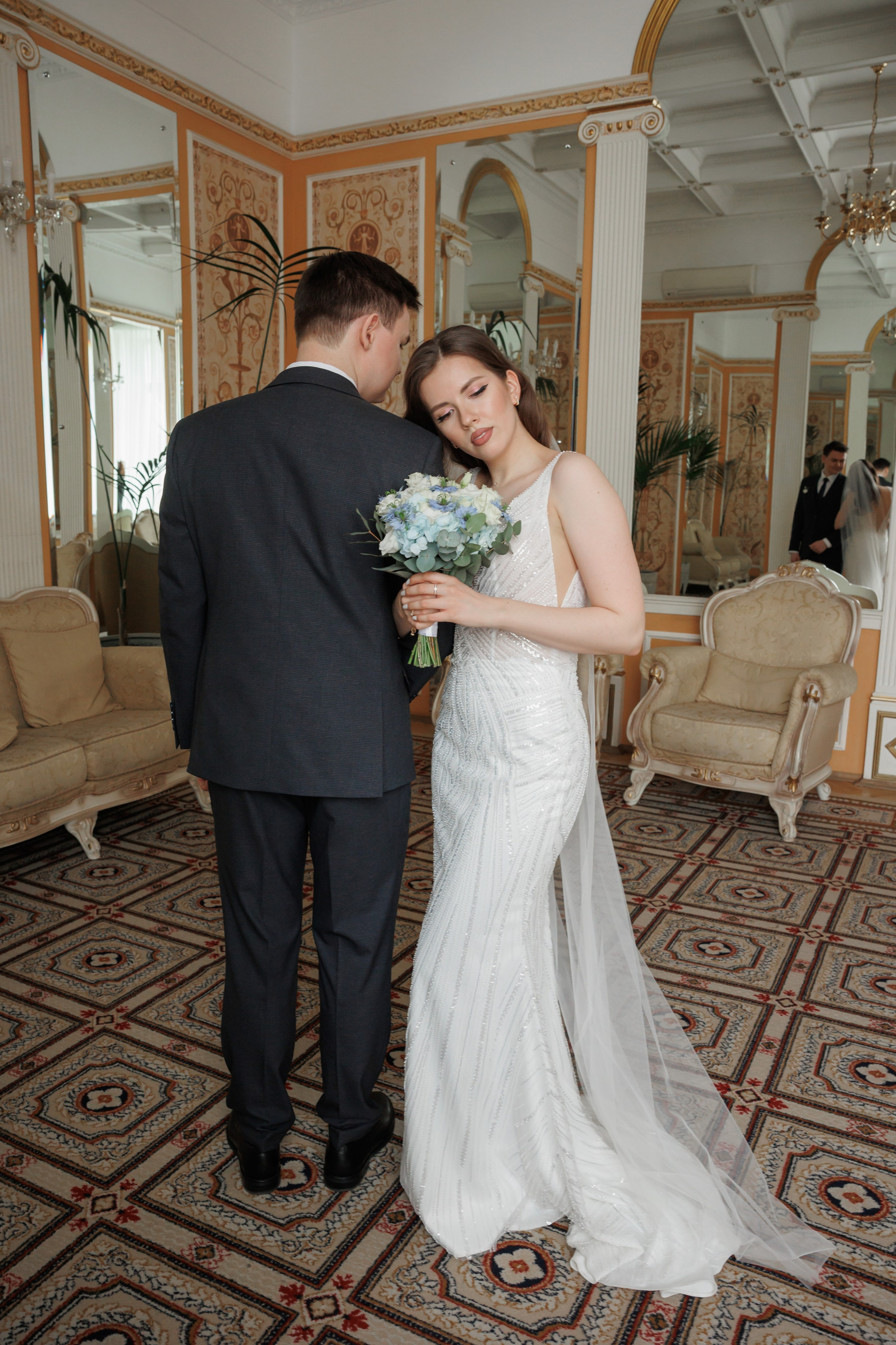 Даша и Дима, Грибоедовский ЗАГС. Свадебный и репортажный фотограф (Москва, Королев и другие)