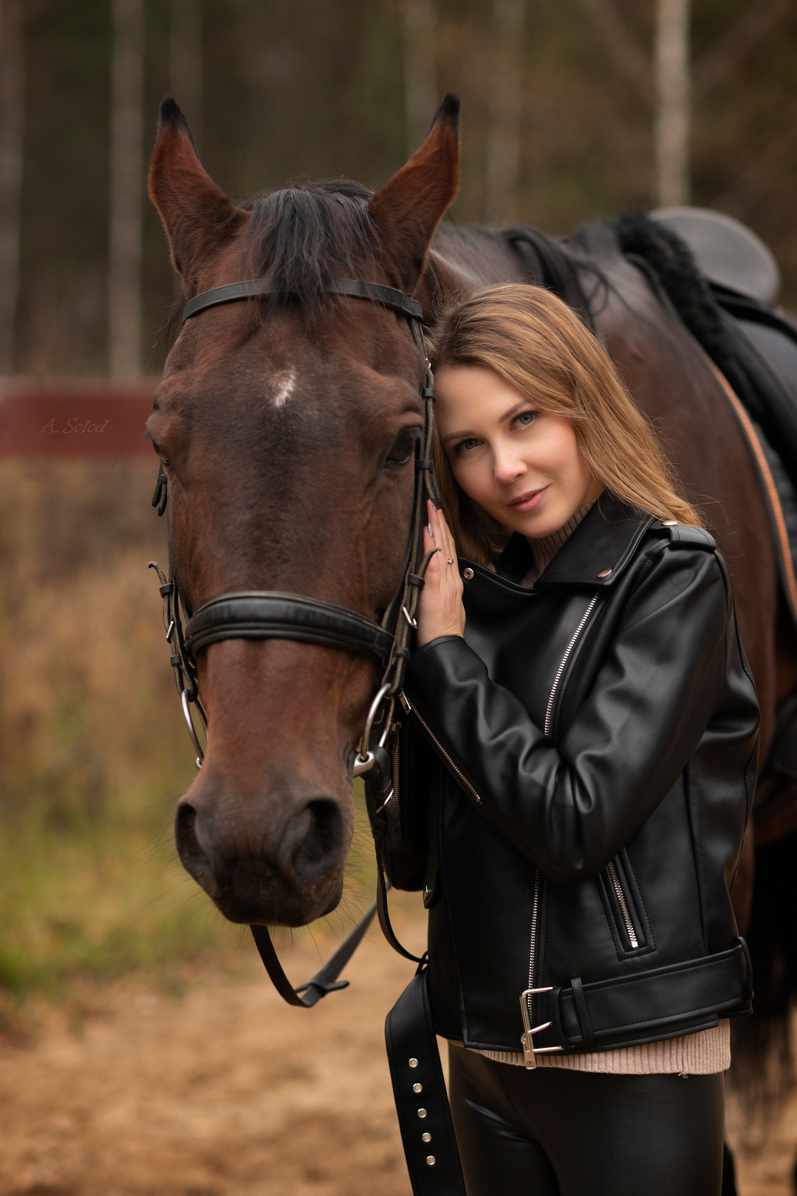 Ксения. Фотосессия в конном клубе
