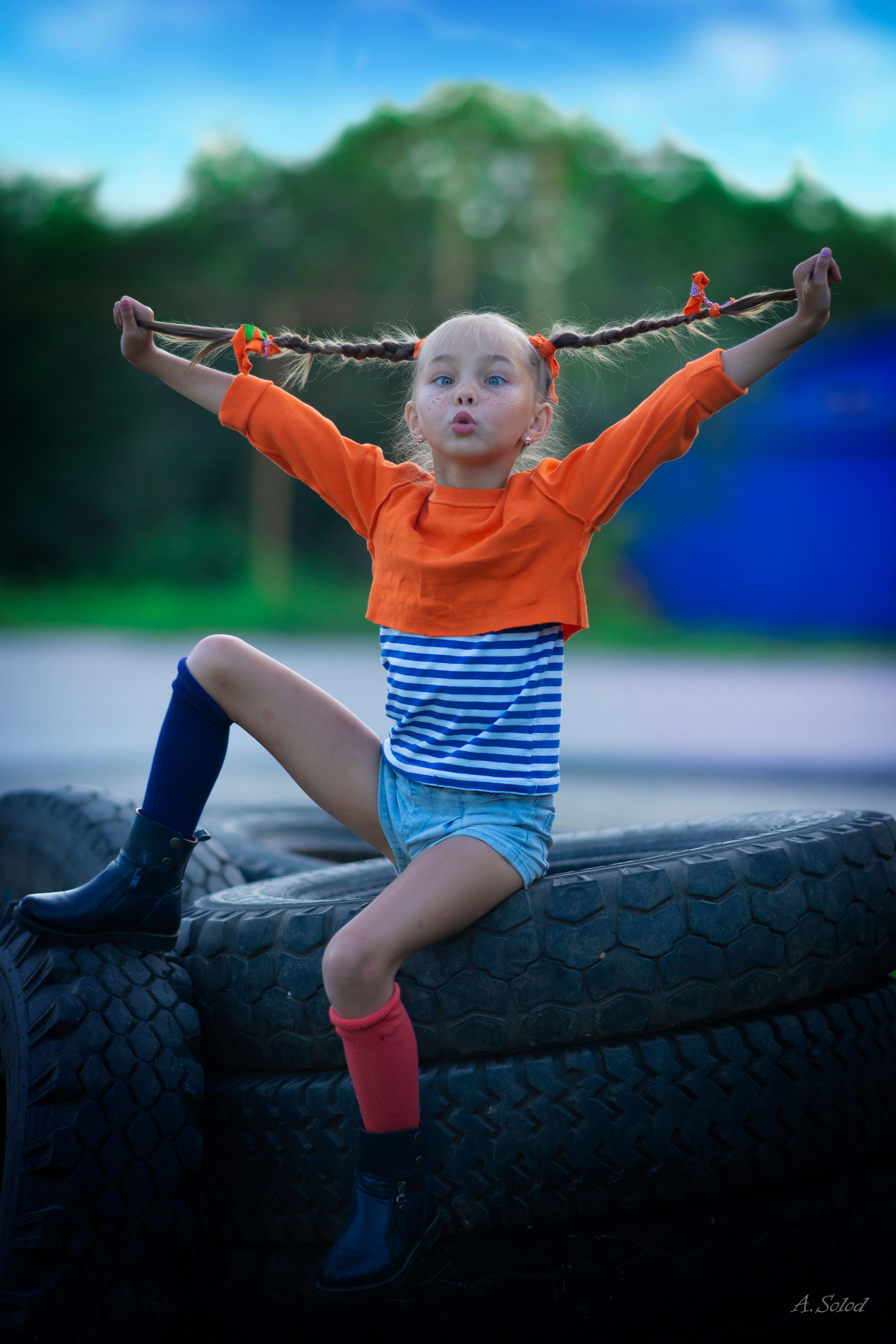 Пеппи длинный чулок. Фотограф Андрей Солод