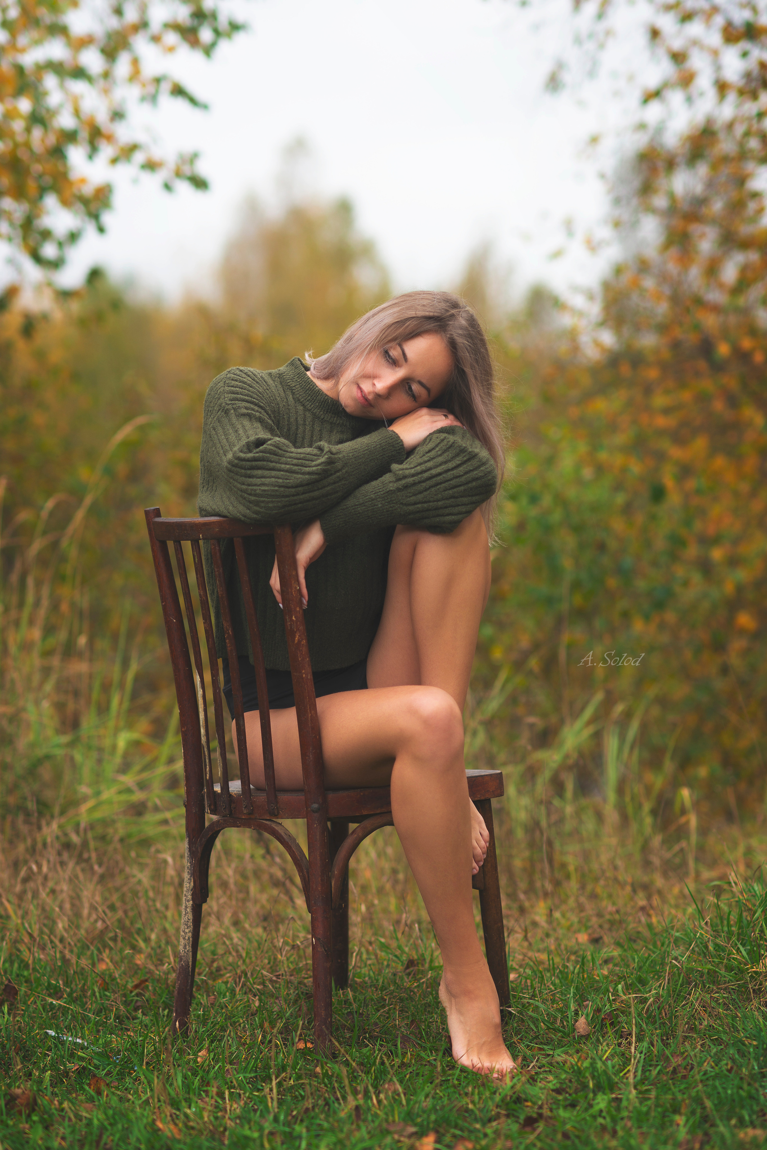 Юлия. Грусть. Фотограф Андрей Солод