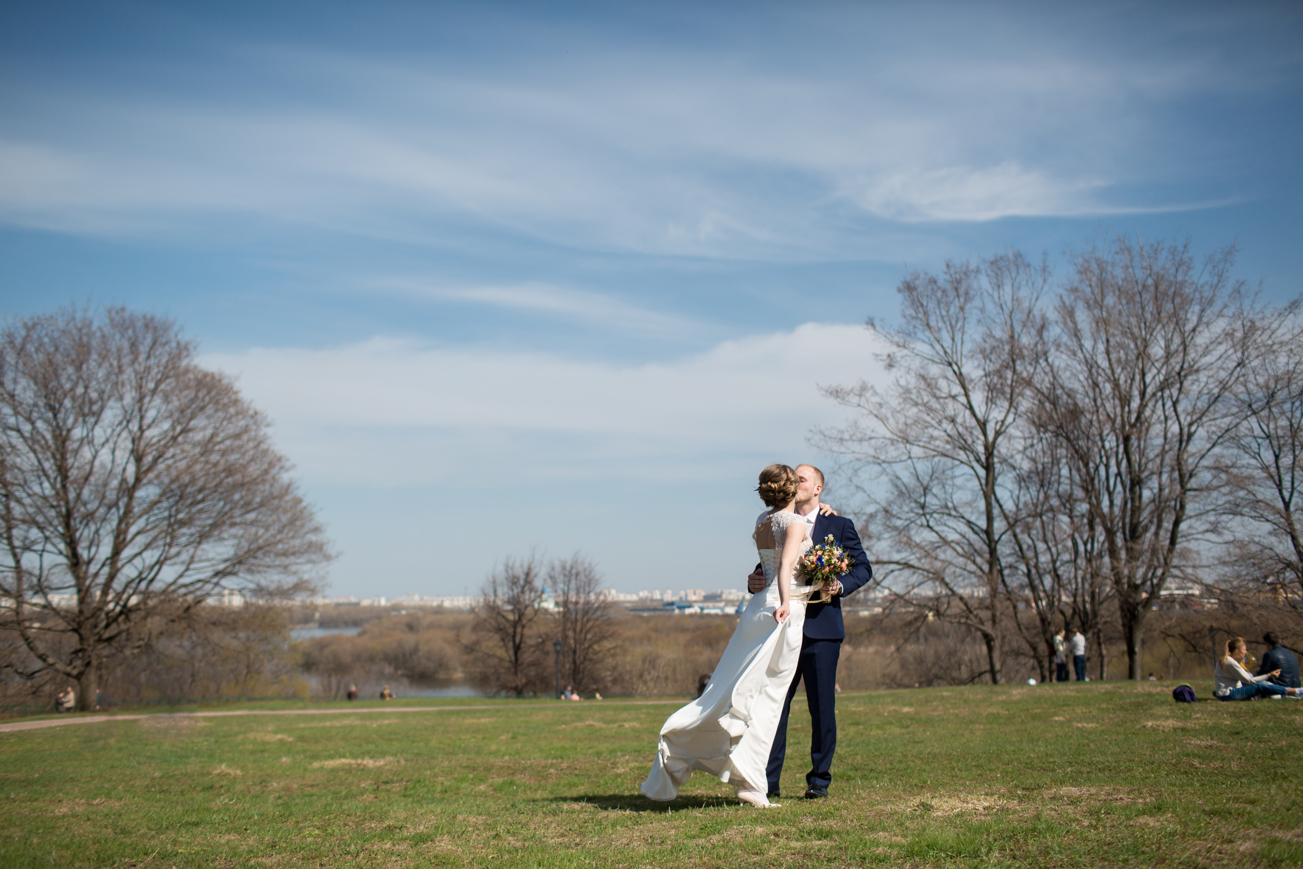Свадьба Елена и Денис, Коломенское. Свадебный и репортажный фотограф (Москва, Королев и другие)