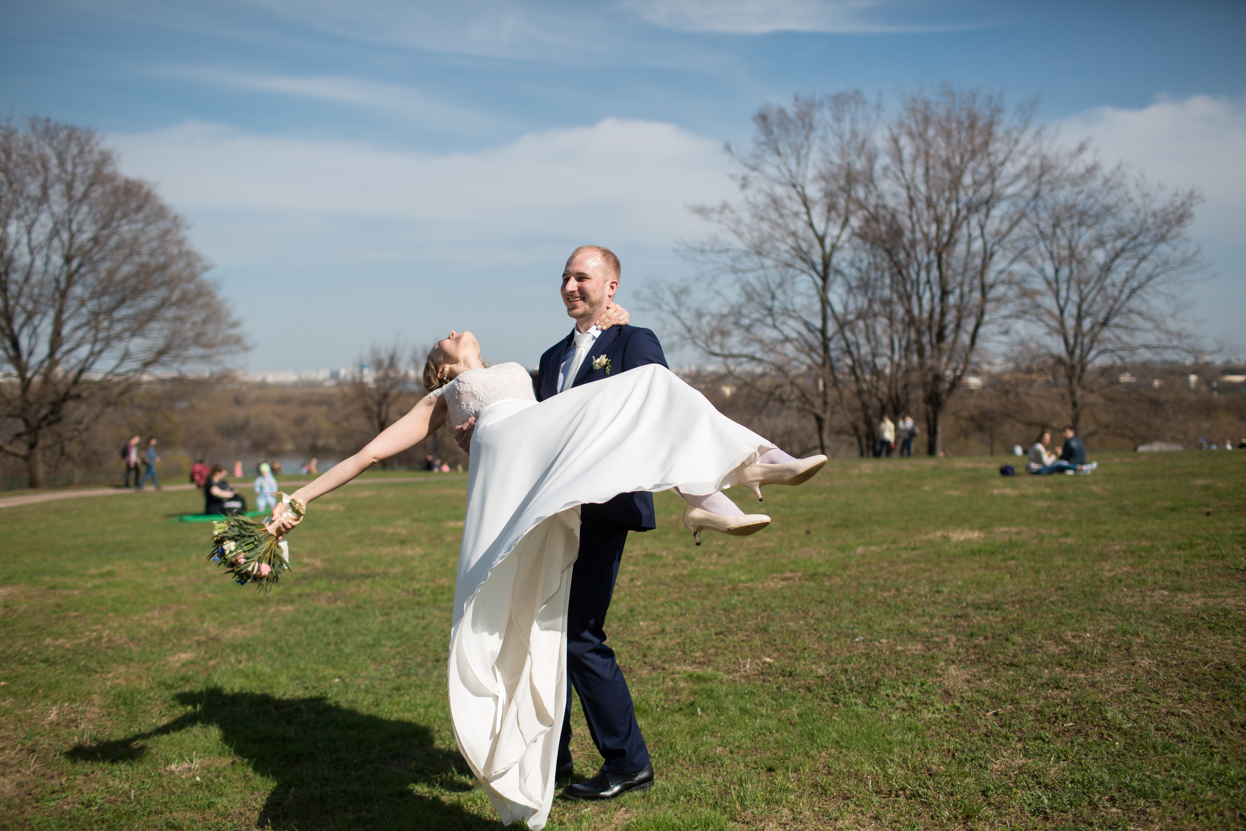Свадьба Елена и Денис, Коломенское. Свадебный и репортажный фотограф (Москва, Королев и другие)