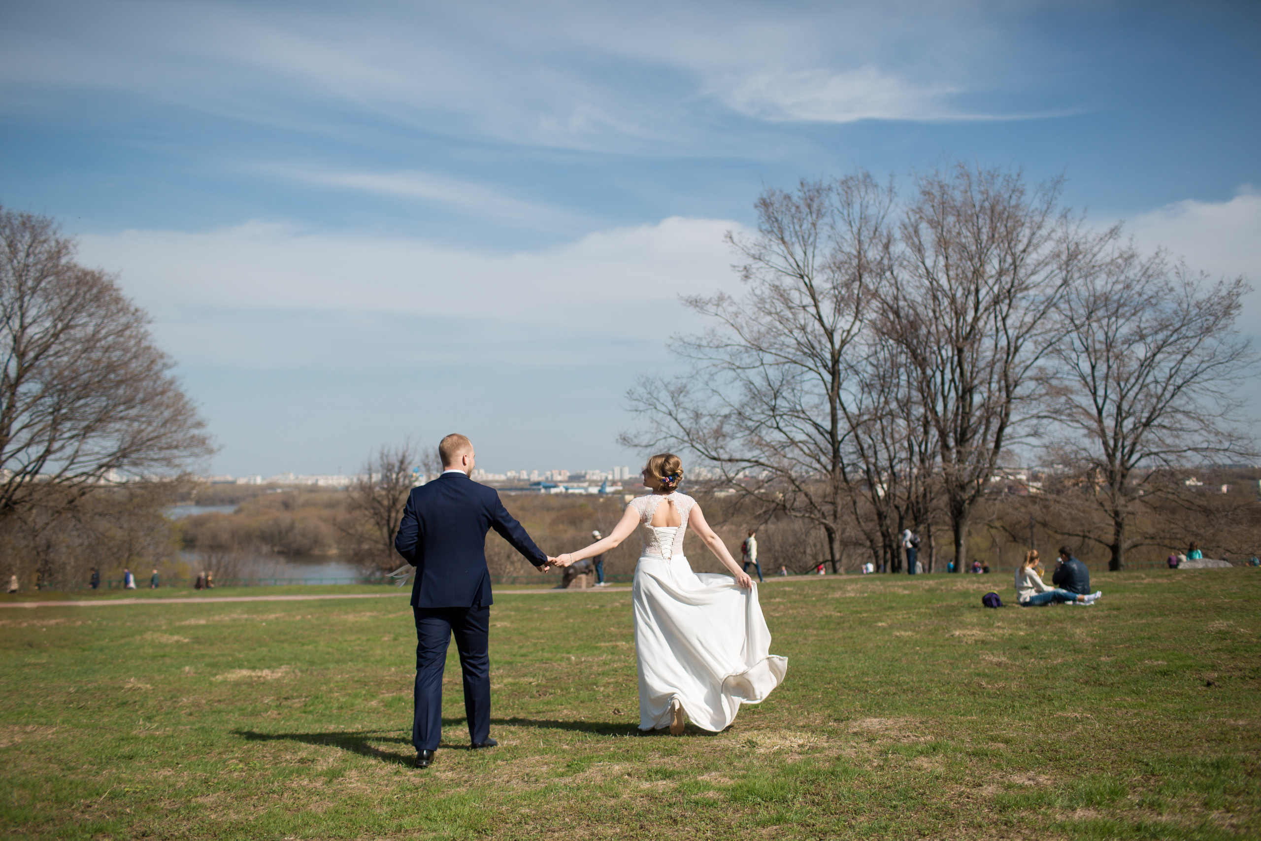 Свадьба Елена и Денис, Коломенское. Свадебный и репортажный фотограф (Москва, Королев и другие)