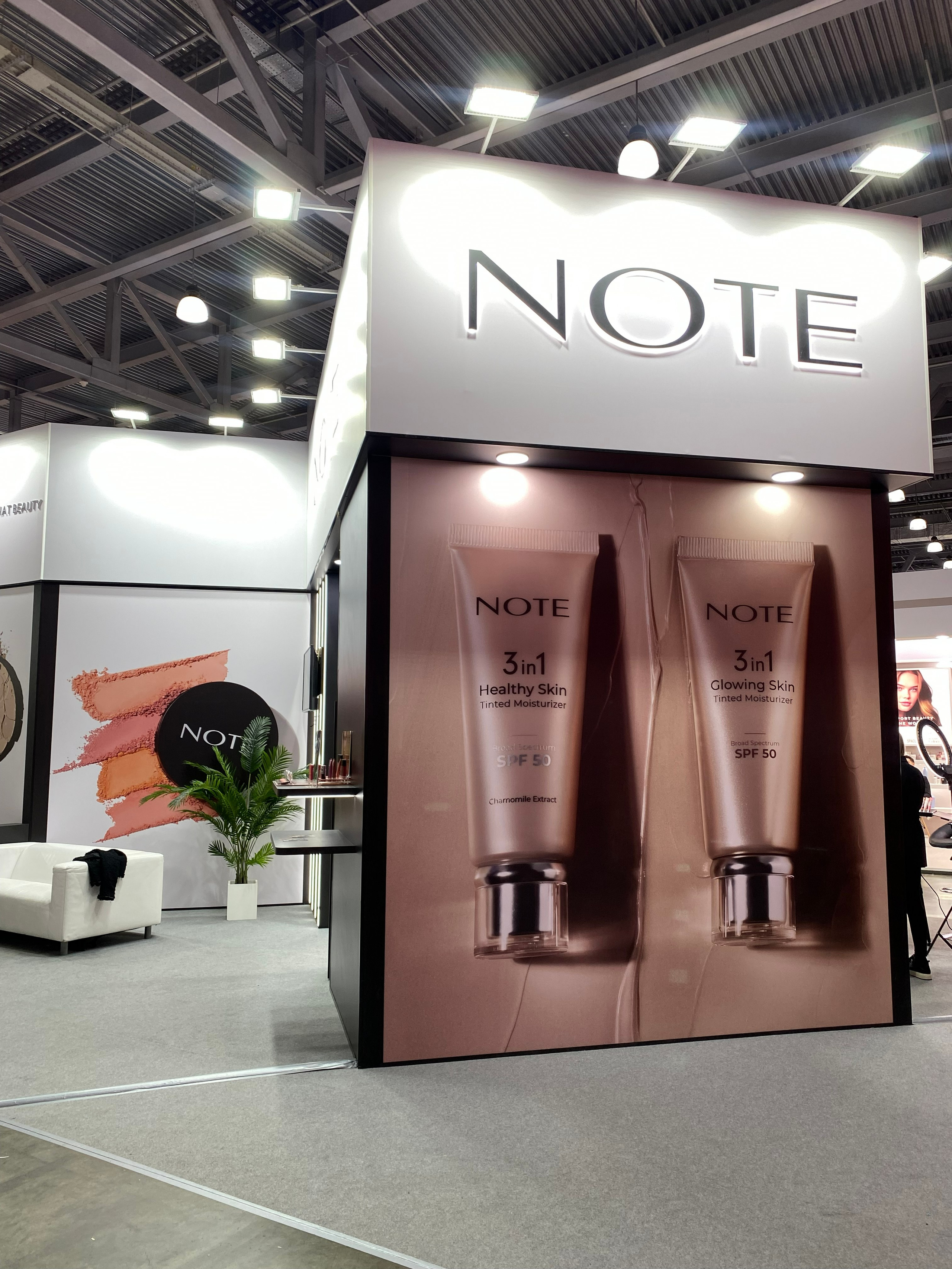 Дизайн и реализация выставочного стенда NOTE. InterCharm 2025. Выставочные стенды. Студия интерьера