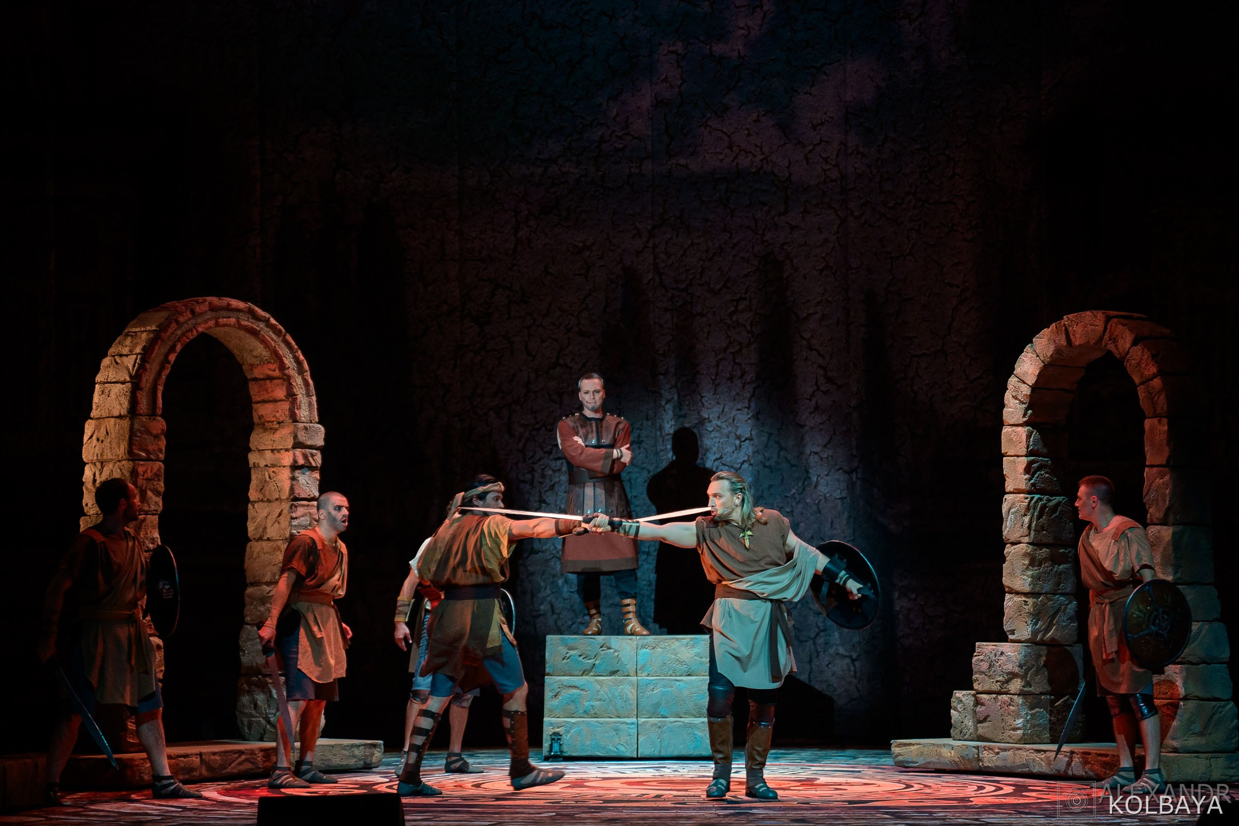 Фоторепортаж со спектакля Гладиатор в Театре Терезы Дуровой. Концертный и театральный репортажный фотограф в Москве Александр Колбая