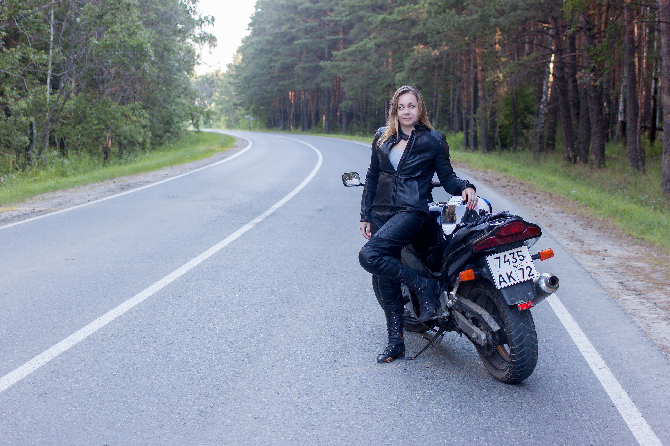 На мотоцикле. Портретный и репортажный фотограф в Тюмени | Соколов Дмитрий