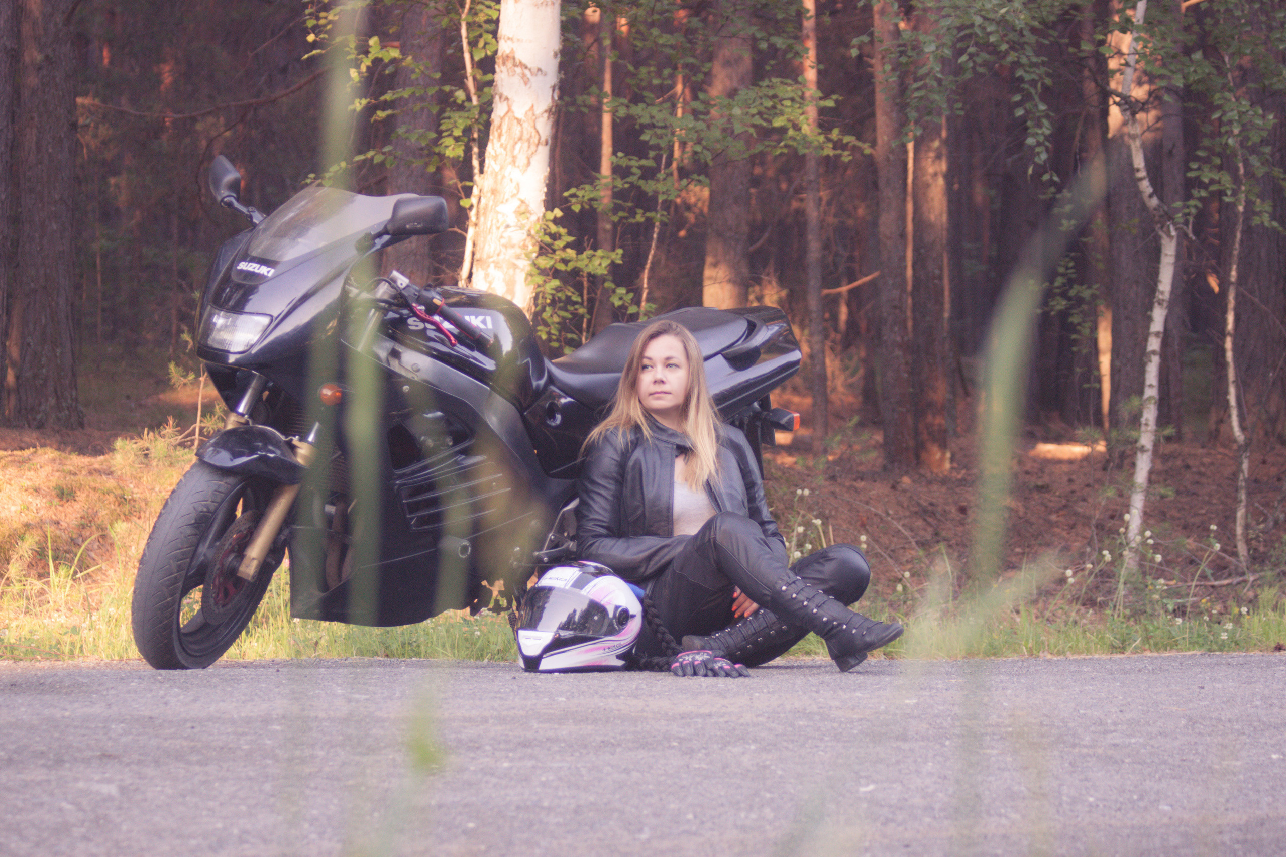 На мотоцикле. Портретный и репортажный фотограф в Тюмени | Соколов Дмитрий