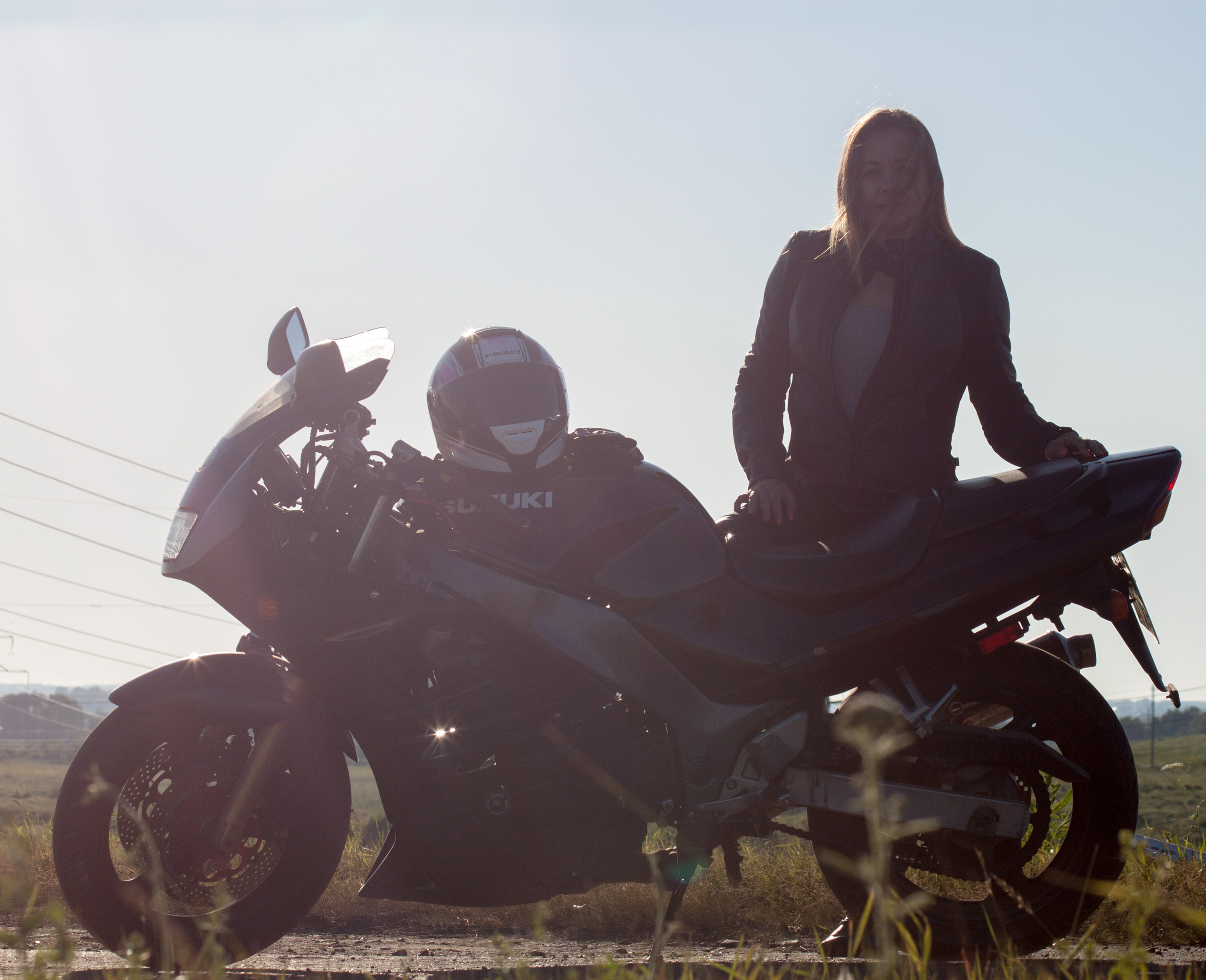 На мотоцикле. Портретный и репортажный фотограф в Тюмени | Соколов Дмитрий